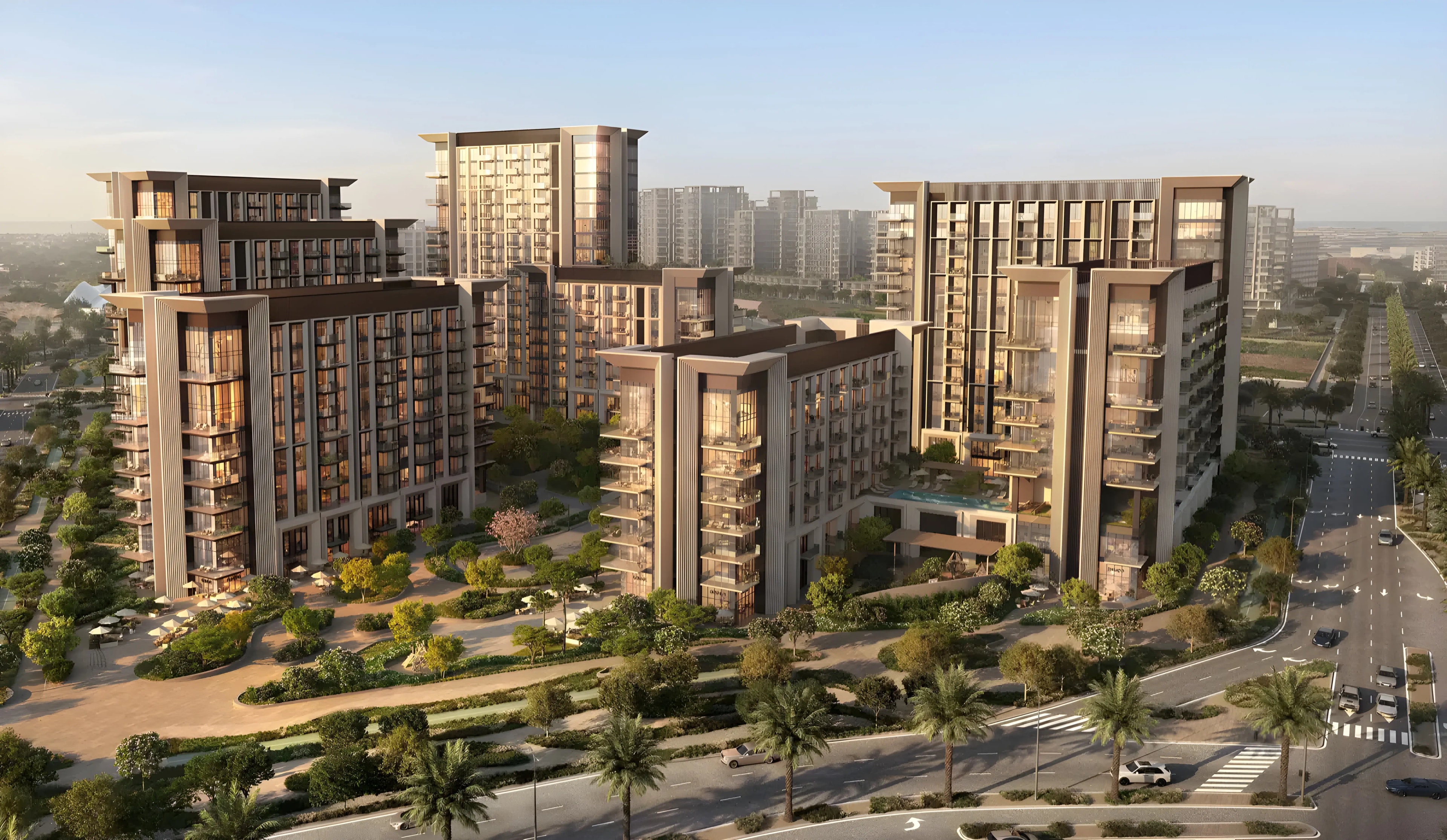 Impressie van Sei Saadiyat, woningen van Aldar Properties in Saadiyat Island, Abu Dhabi