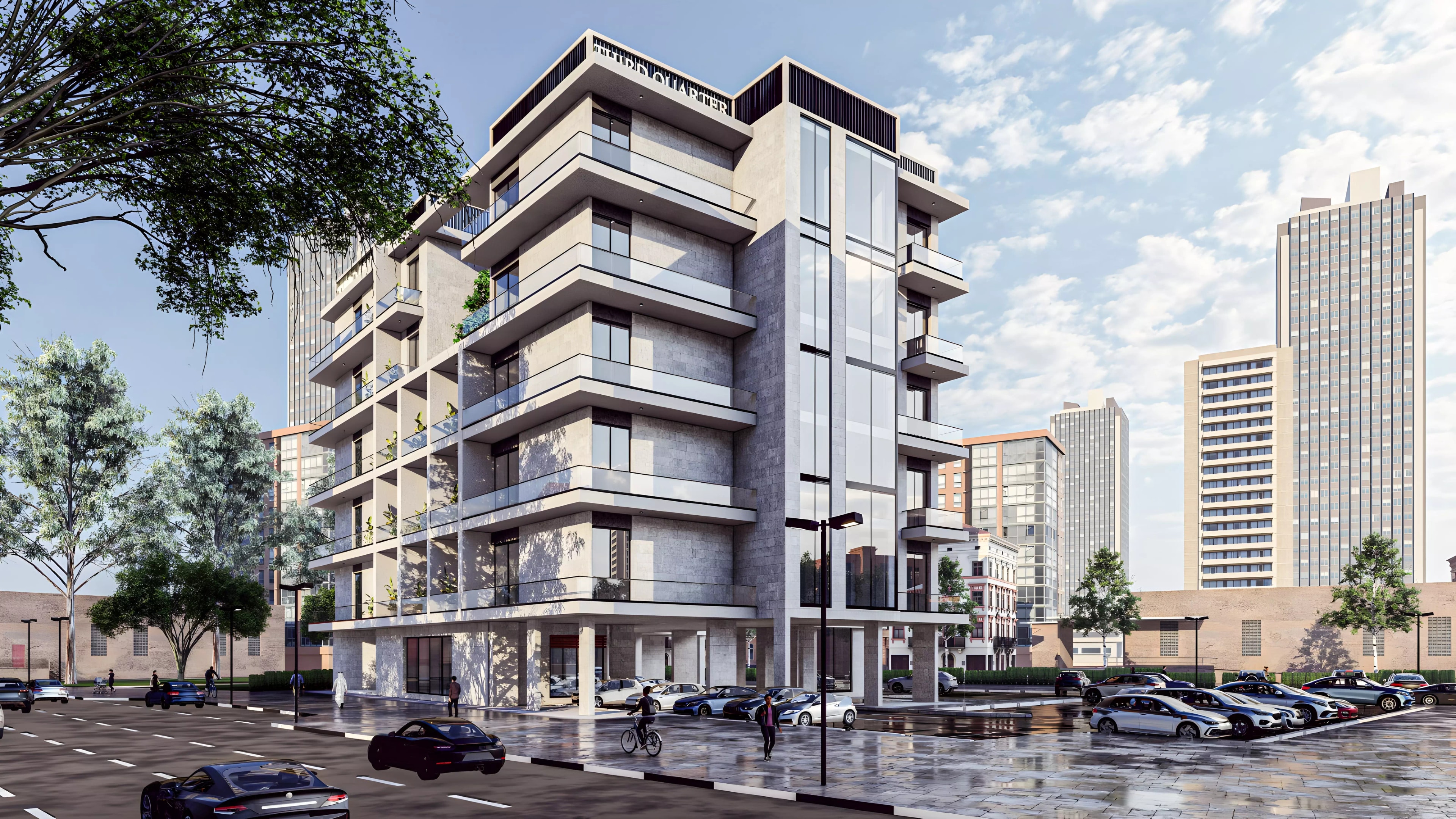 Impressie van Al Reeman Gate, appartementen van Third Quarter Developments in Al Shamkha, Abu Dhabi