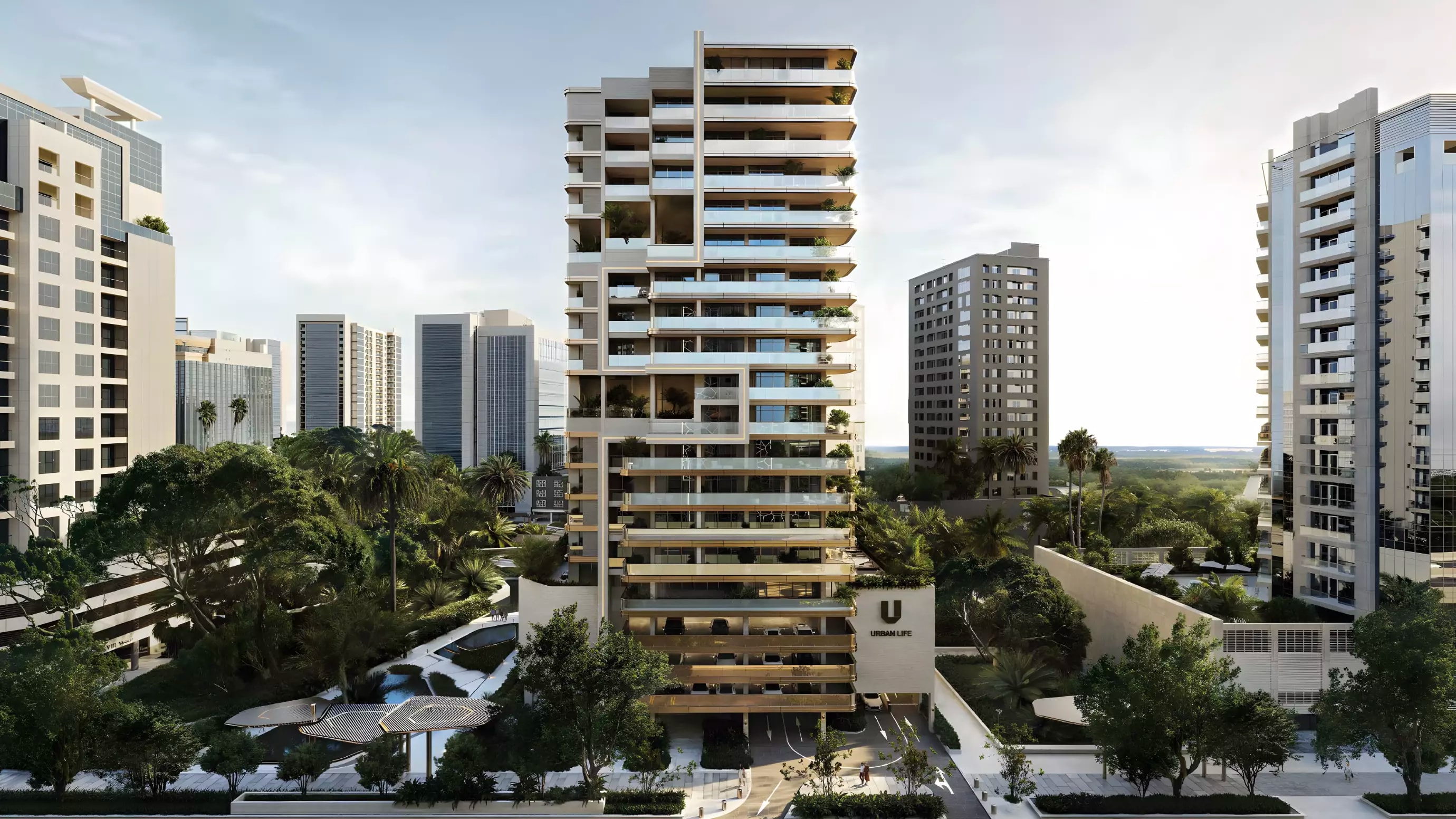 Impressie van Urban Life Phase 2 By Urban Properties, appartementen van Urban Properties Development in Business Bay, Dubai