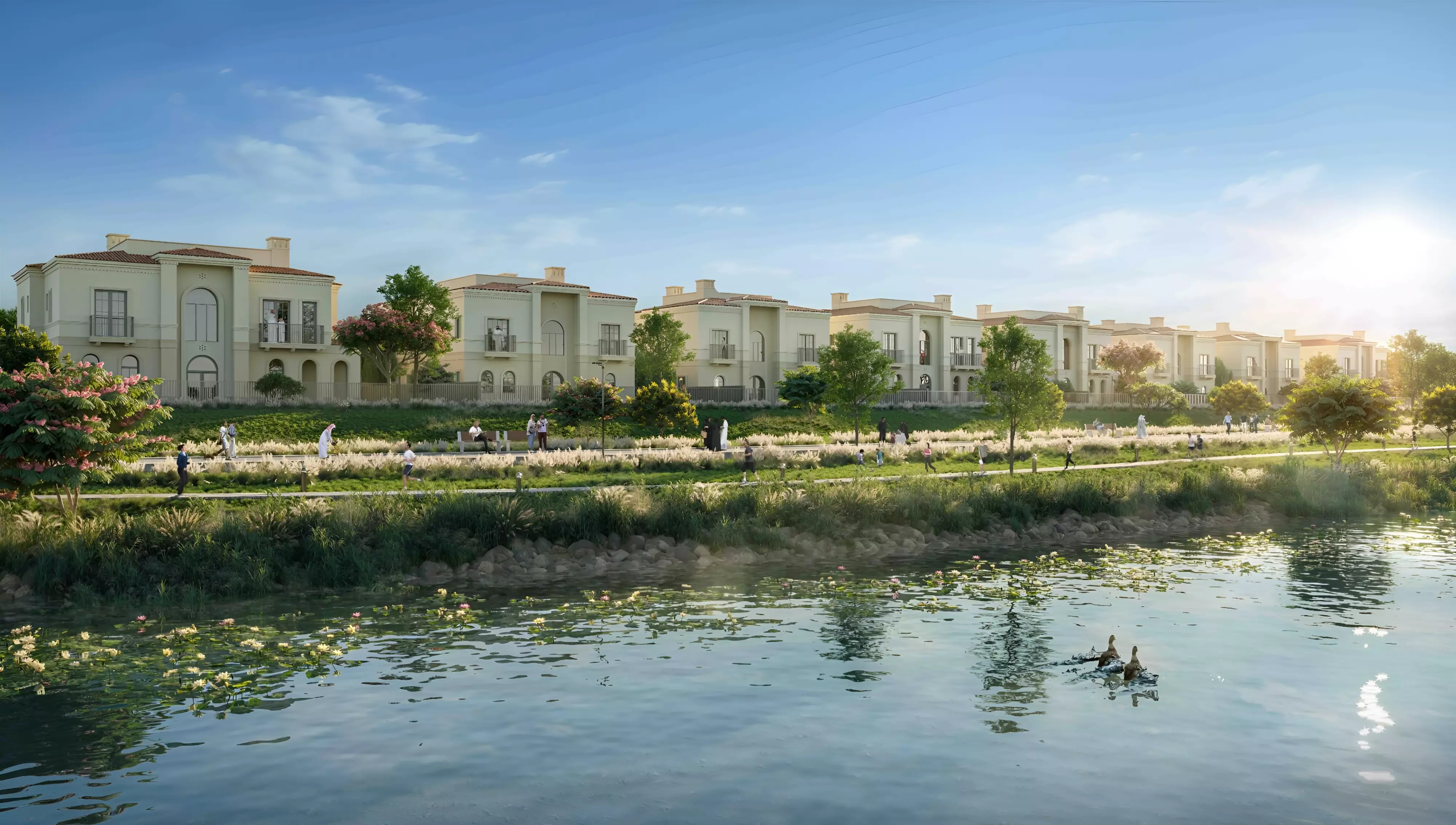 Impressie van Almeria, villa's van Bloom Properties in Khalifa City, Abu Dhabi