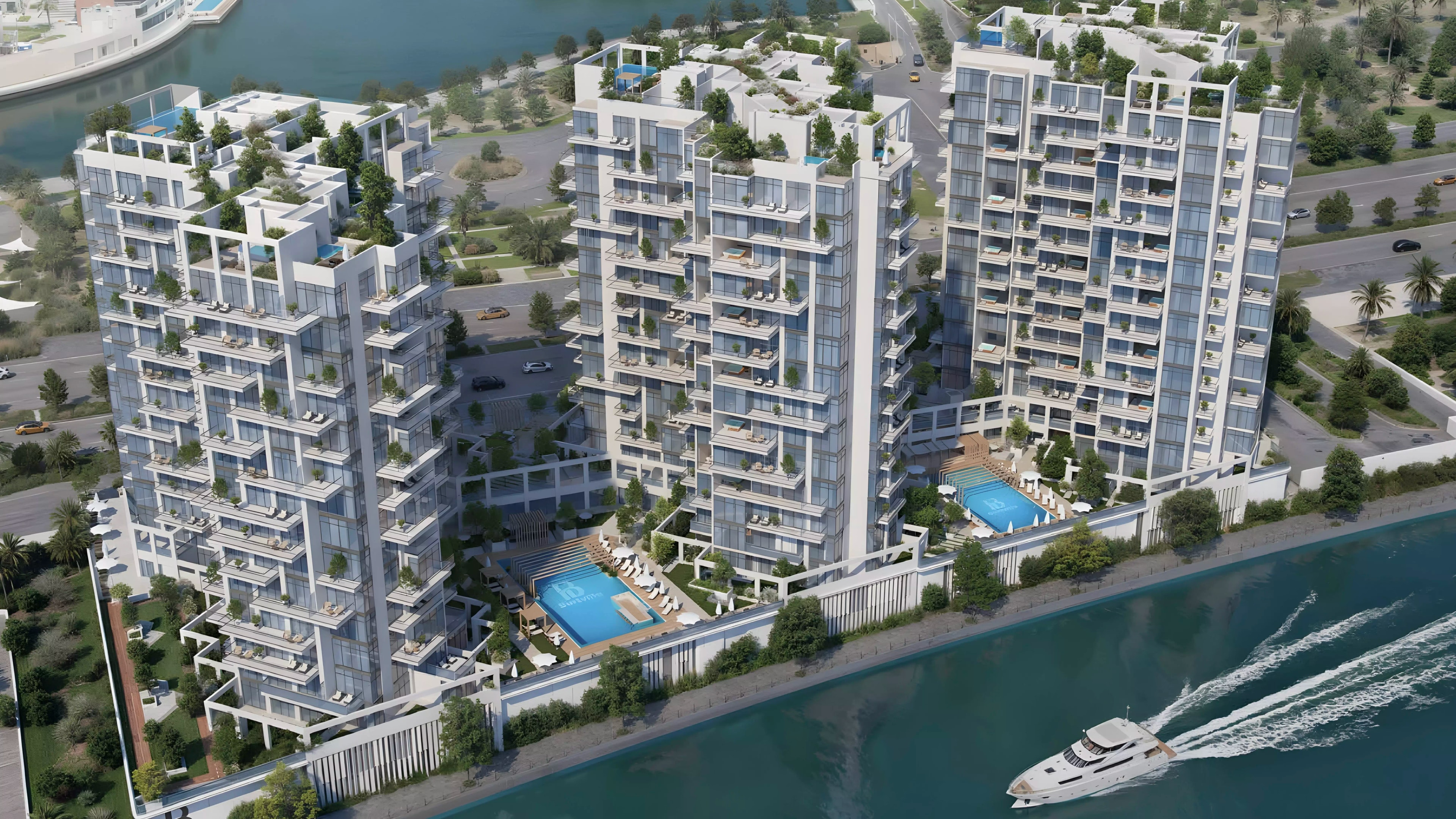 Impressie van Bab Al Qasr Canal View Residence 22, appartementen van Burtville in Al Raha Beach, Abu Dhabi
