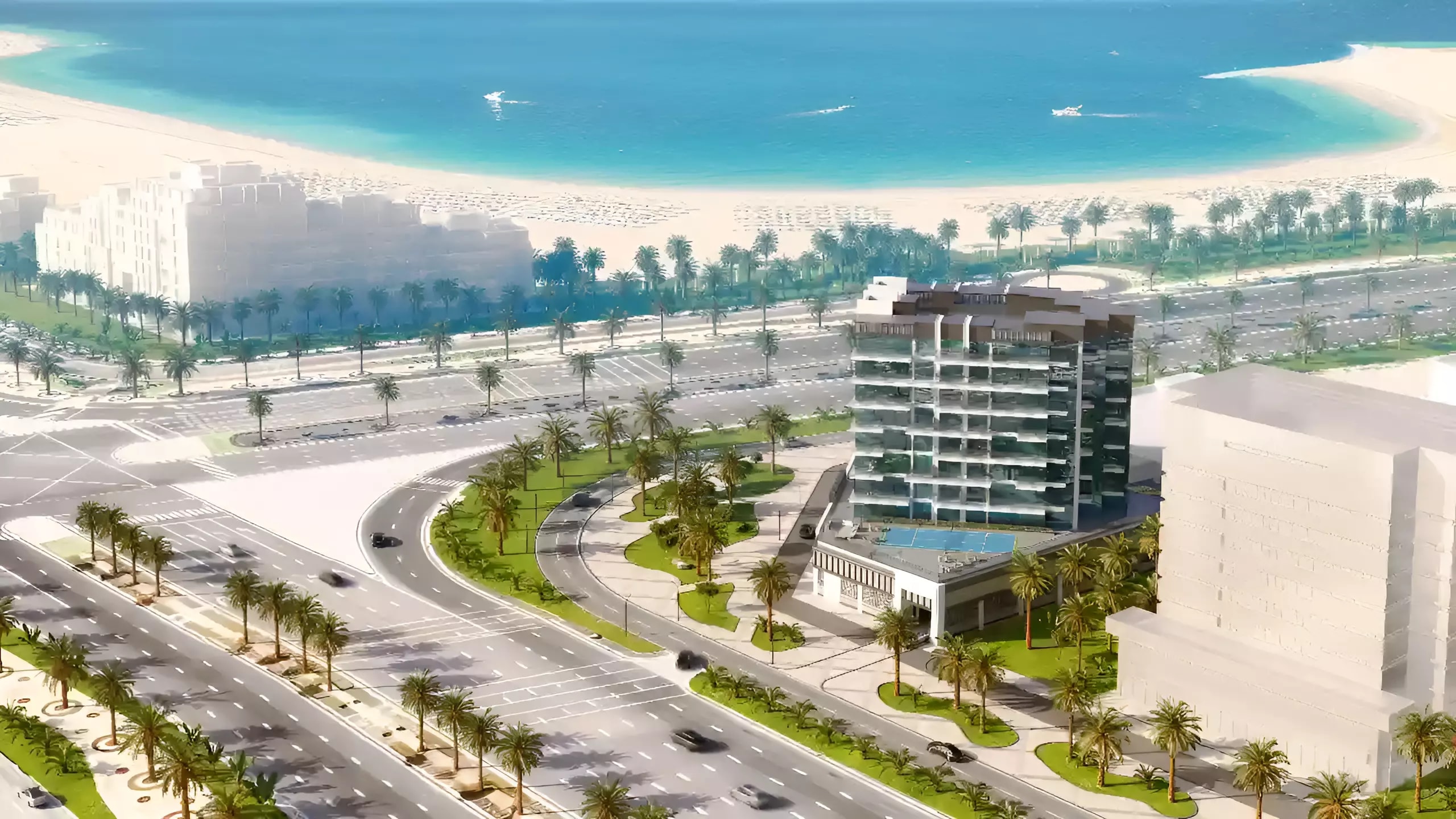 Impressie van Sea View Residence Club House, woningen van Sama Ezdan Development in Dubai Islands, Dubai