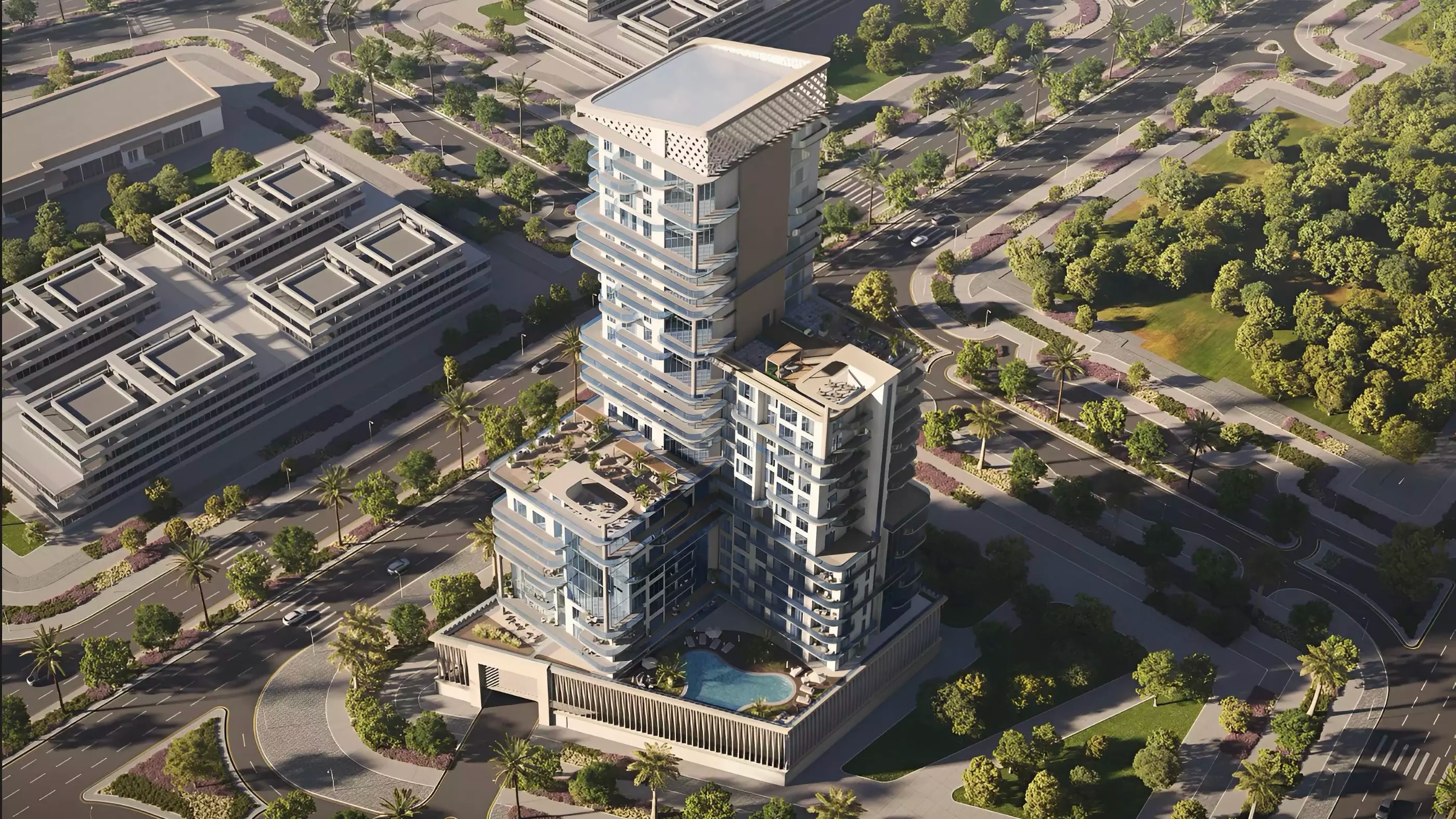 Impressie van Radiant Garden Tower, woningen van Radiant Enterprises Real Estate in Al Reem Island, Abu Dhabi