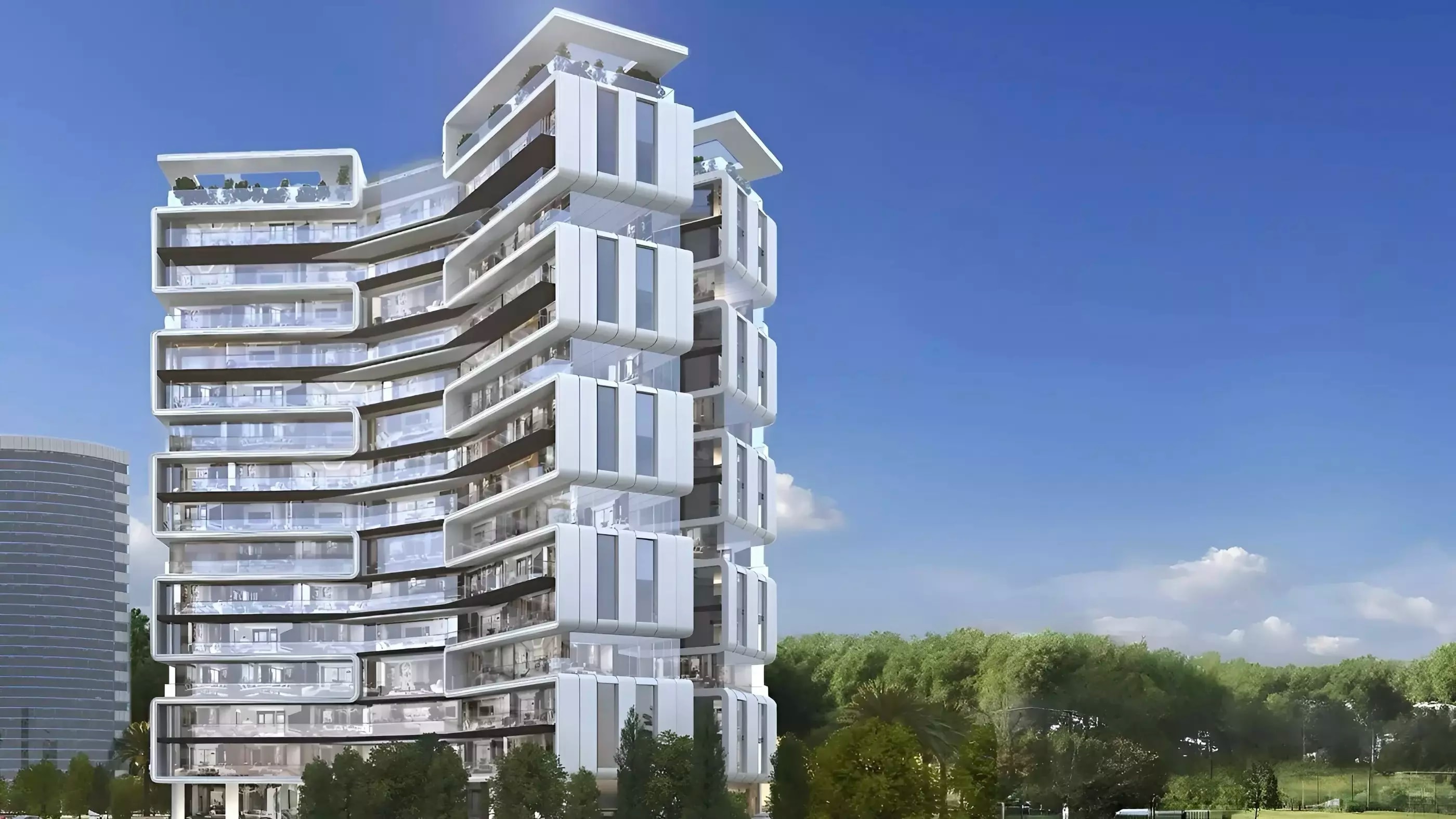 Impressie van Antalya Residences, appartementen van Karma Development in Dubai Sports City, Dubai