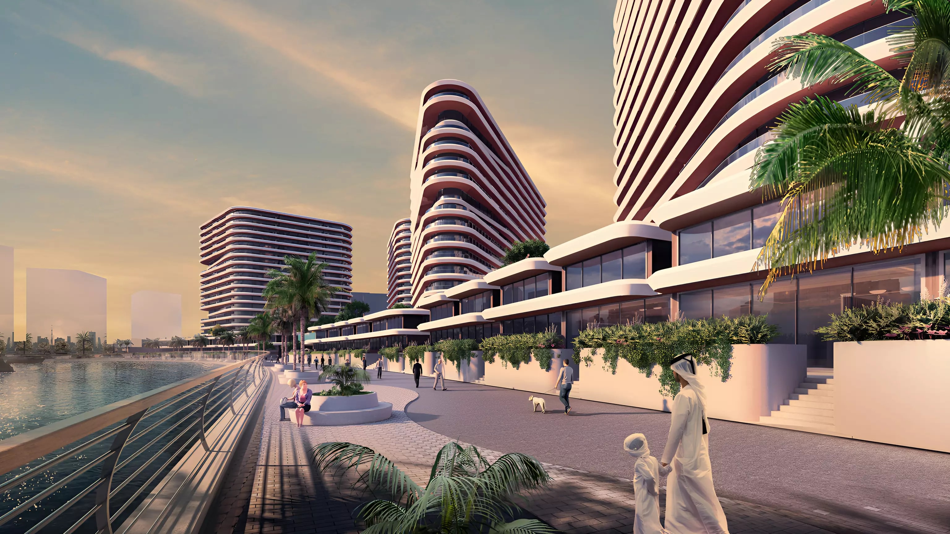 Impressie van Sea La Vie, woningen van Nine Yards in Yas Island, Abu Dhabi