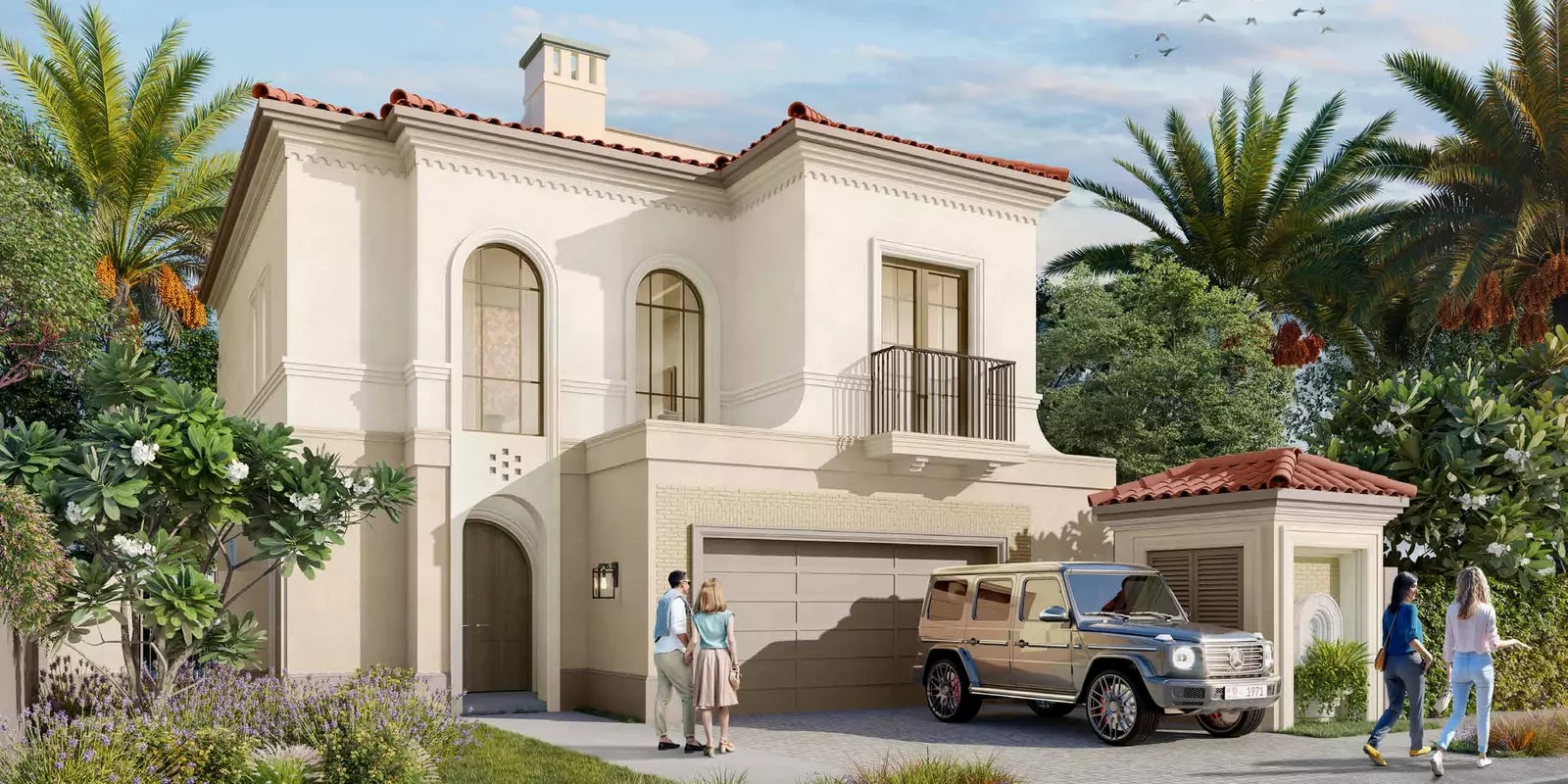 Impressie van Toledo, woningen van Bloom Properties in Khalifa City, Abu Dhabi