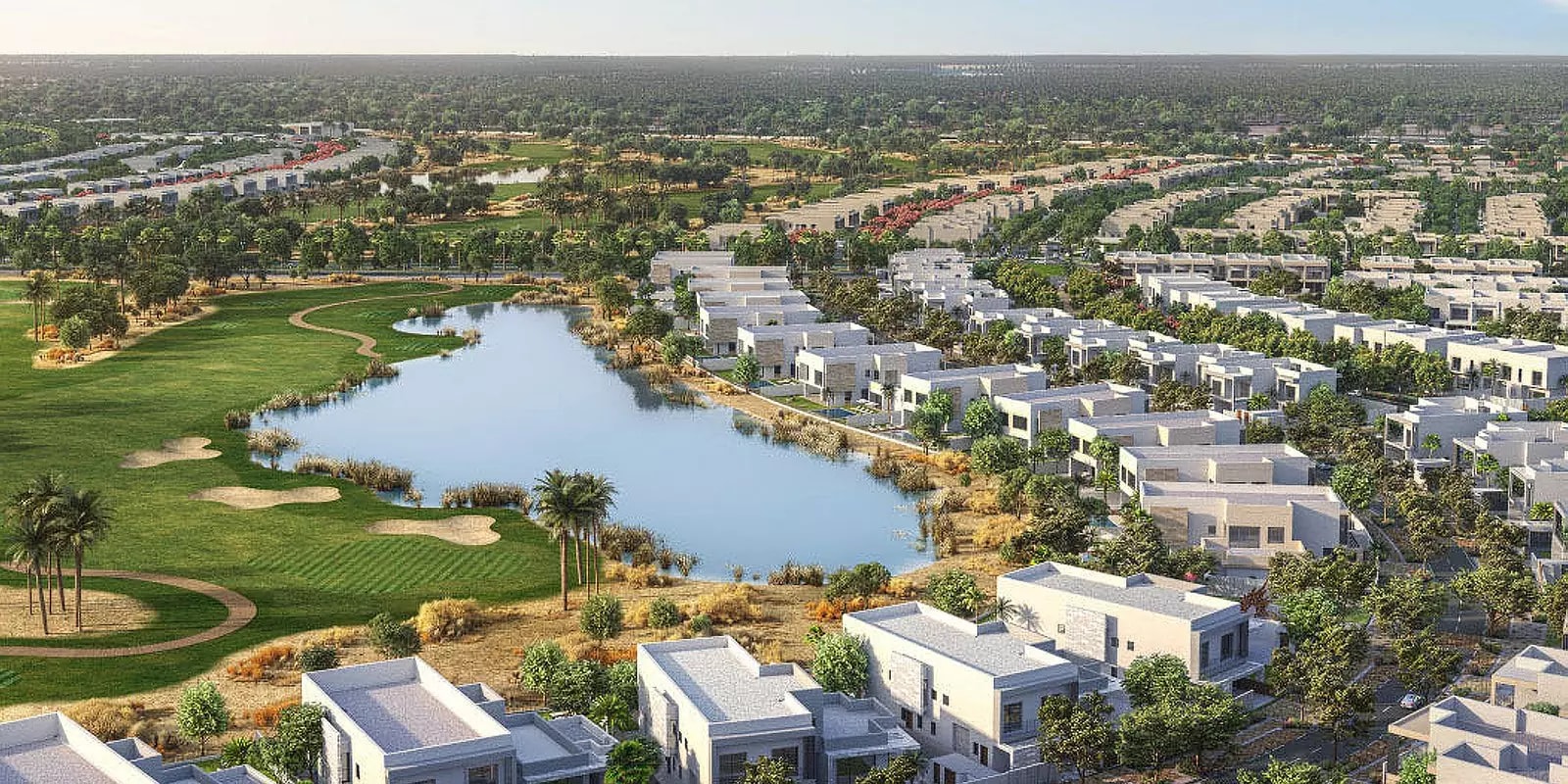 Impressie van The Magnolias, woningen van Aldar Properties in Yas Island, Abu Dhabi