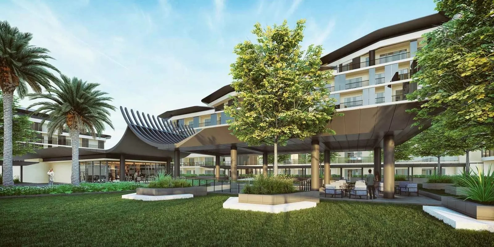 Impressie van Al Mahra Residence, woningen van Siadah Development in Masdar City, Abu Dhabi