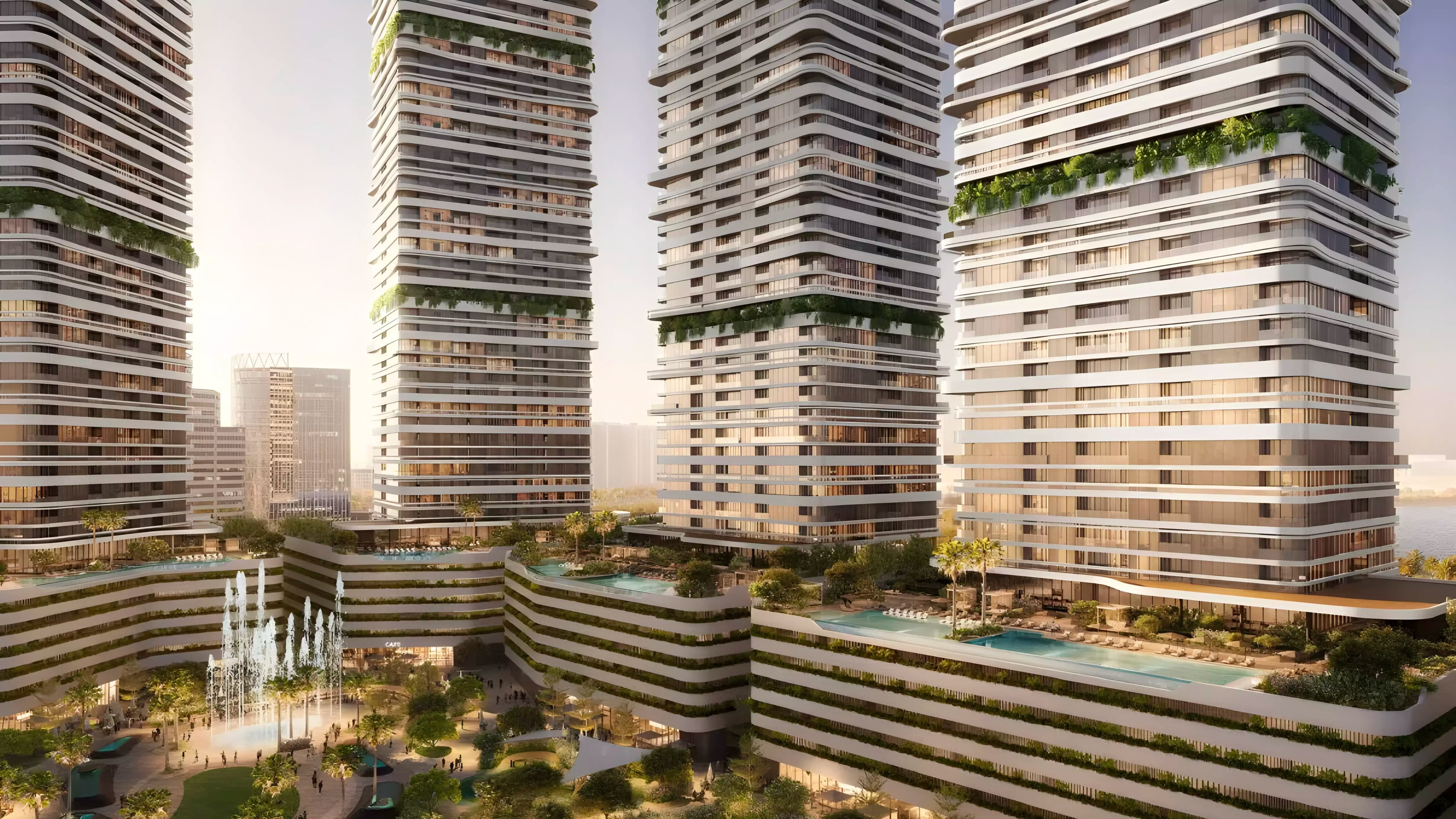 Impressie van Linar by Alef, woningen van Alef Group in Al Mamzar - Sharjah, Sharjah