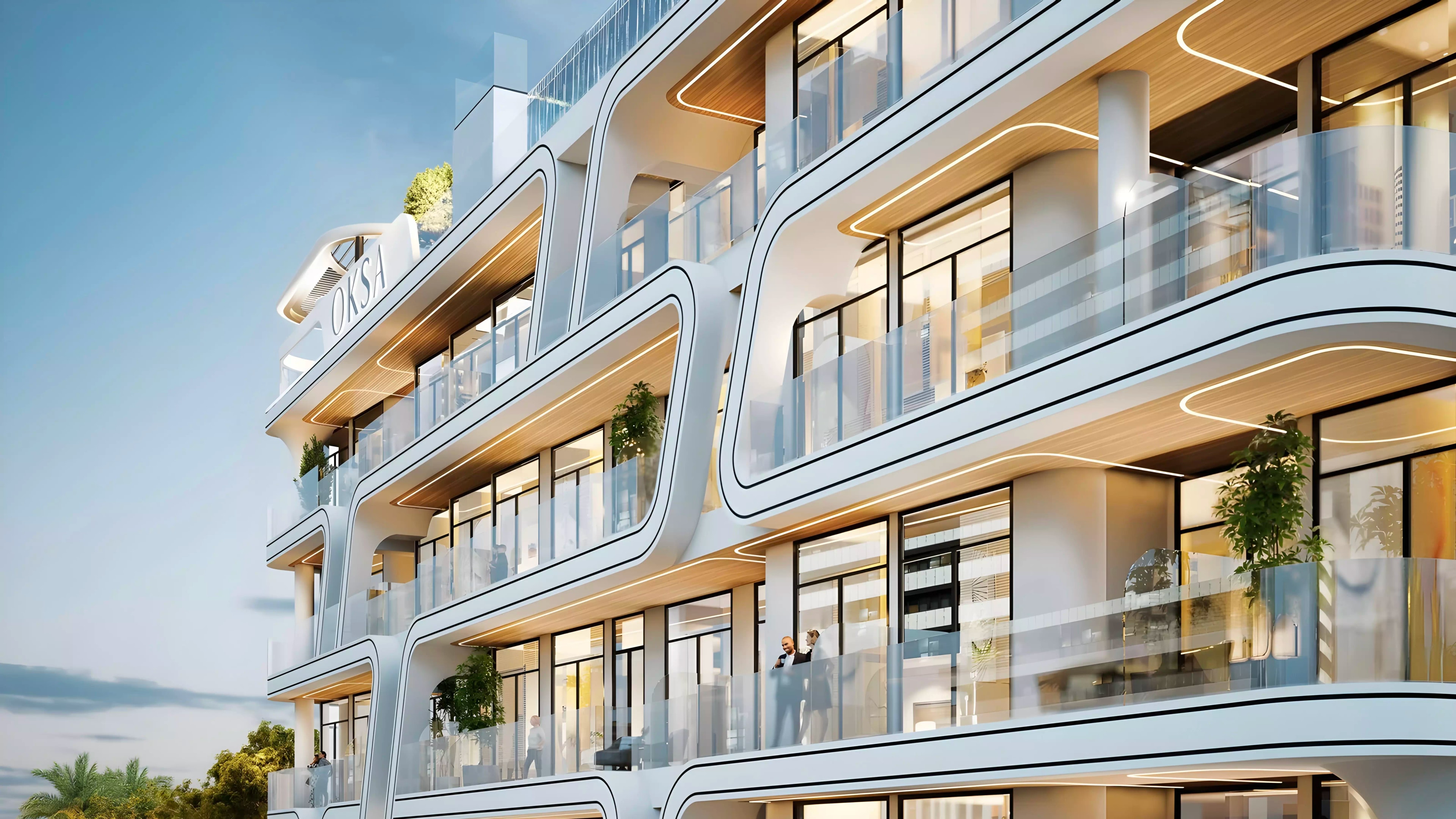Impressie van Aristo, appartementen van OKSA Developer in Dubai South (Dubai World Central), Dubai