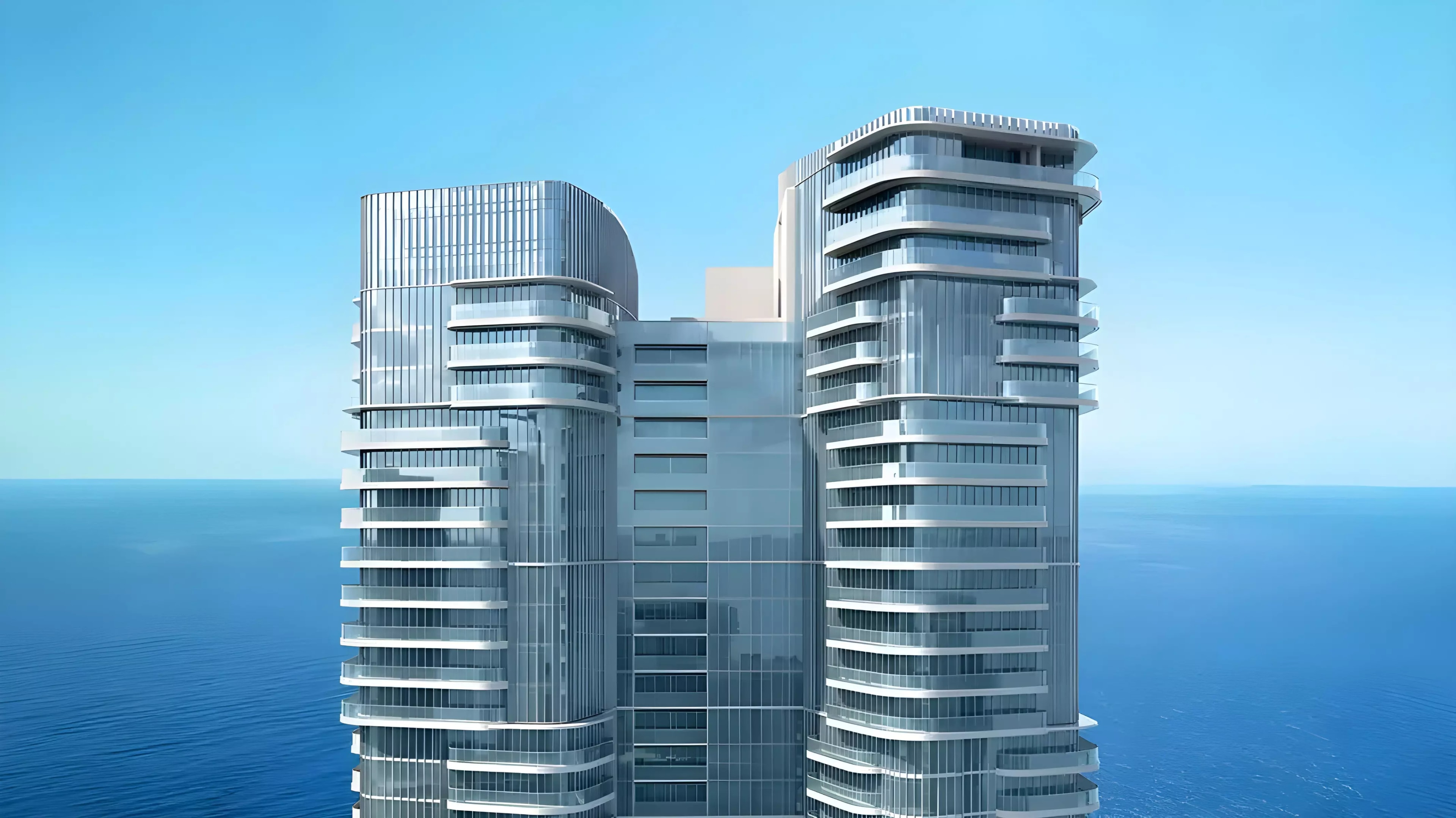 Impressie van Joud Tower, woningen van Albatha Development in Al Mamzar - Sharjah, Sharjah