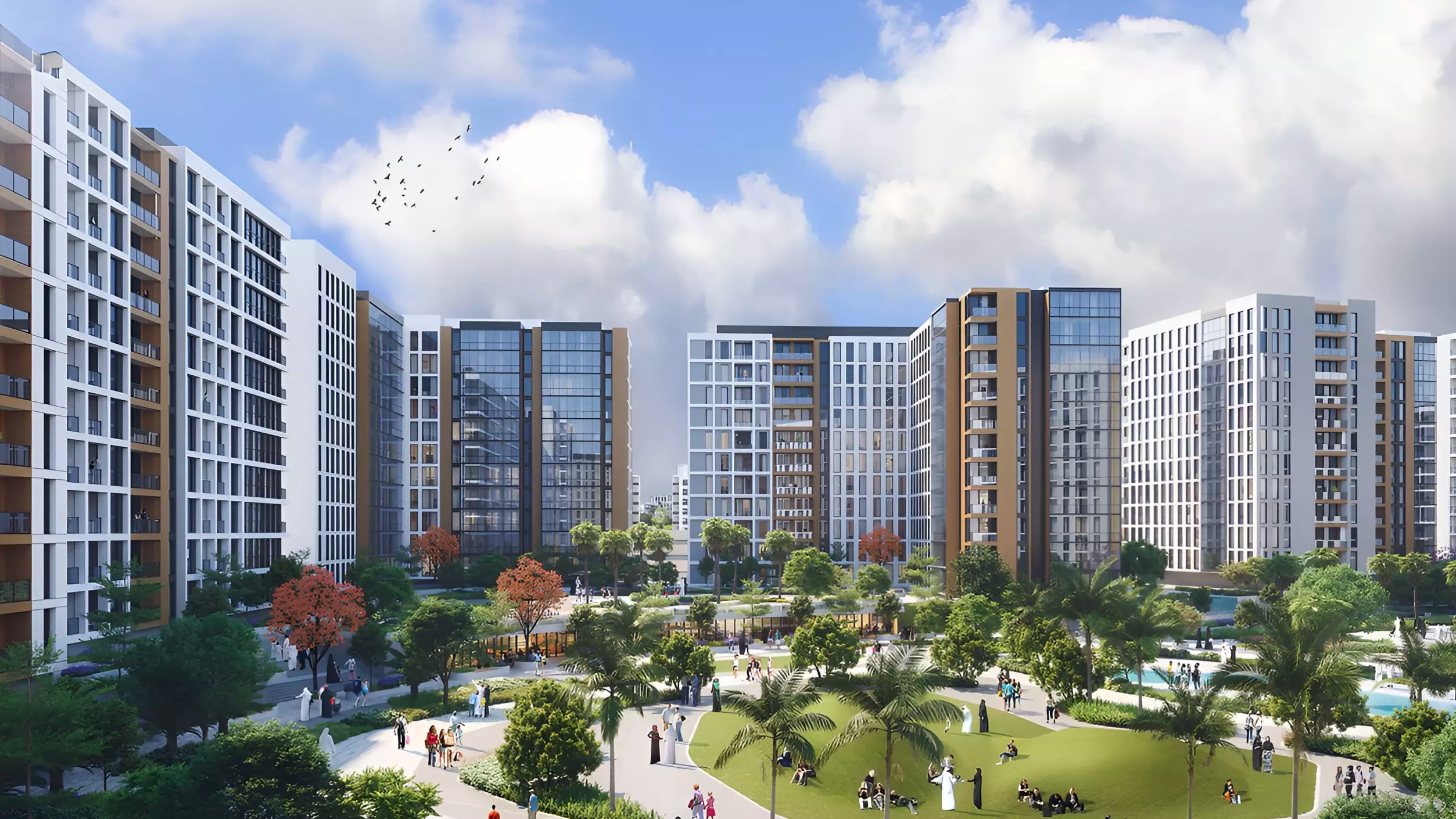 Impressie van Olfah Phase 2 by Alef, appartementen van Alef Group in Muwaileh Commercial, Sharjah