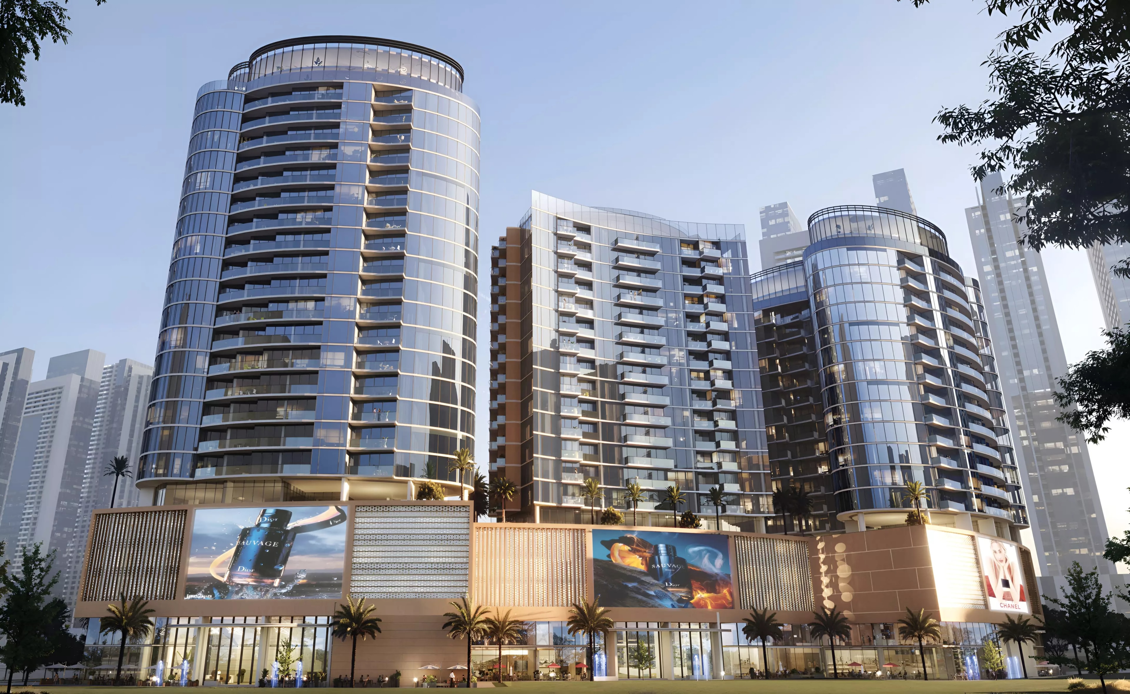 Impressie van Orchid Towers Phase 1, woningen van Tiger Group in Al Nahda, Sharjah