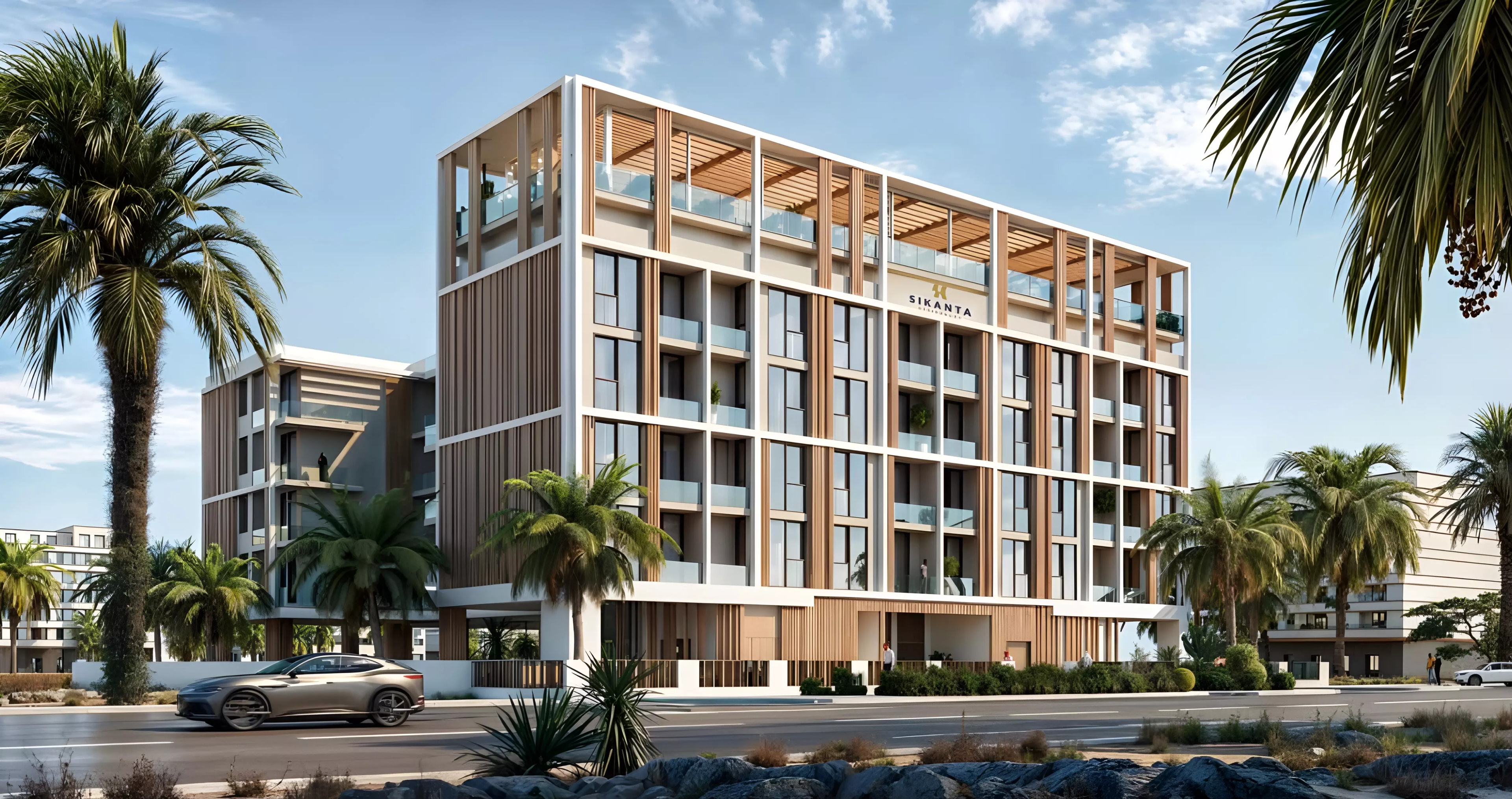 Impressie van Sikanta Residences, appartementen van Sikanta Development in Dubai South (Dubai World Central), Dubai