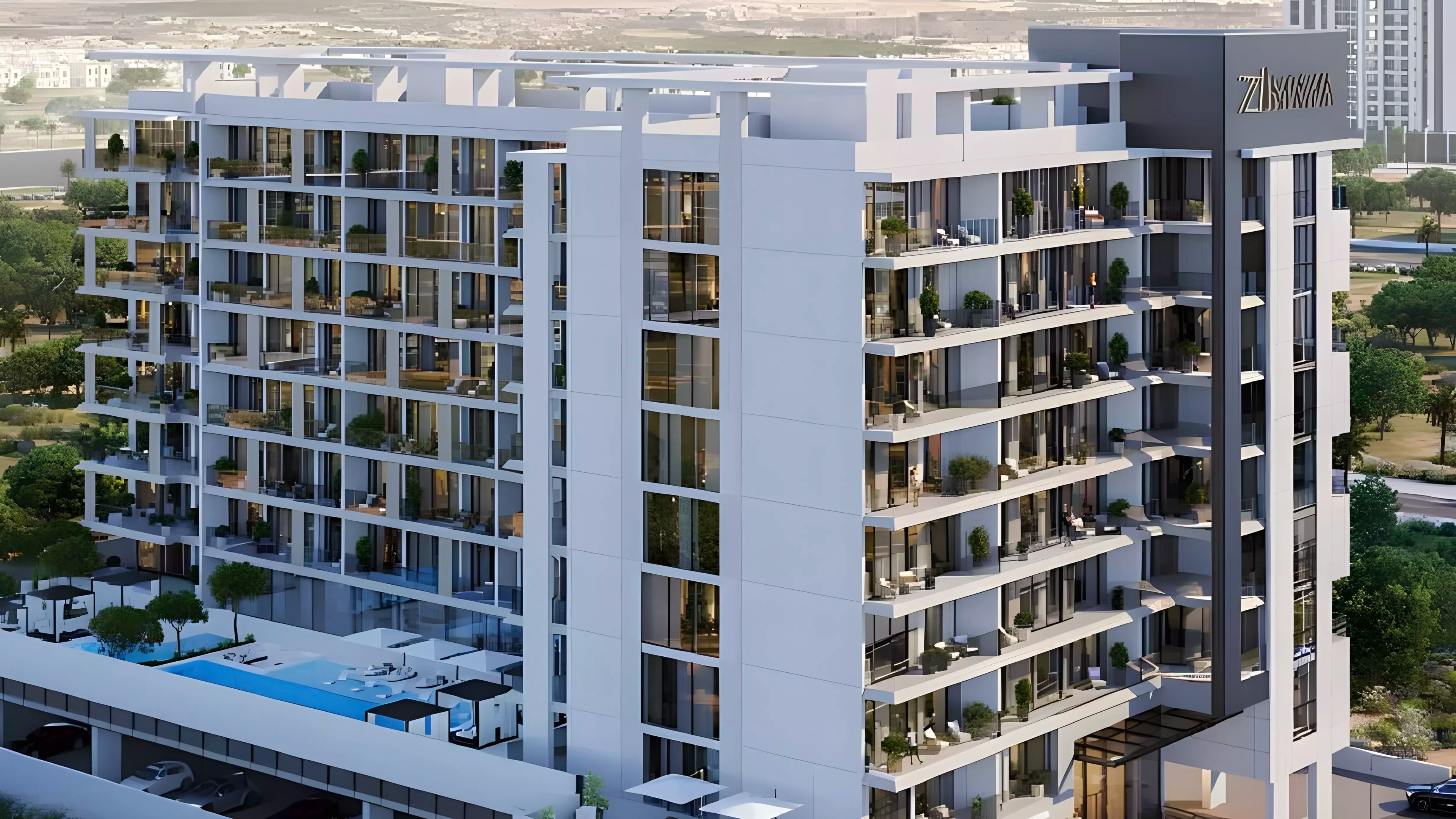 Impressie van Belle Vie, appartementen van Zimaya Properties in Dubai Silicon Oasis, Dubai