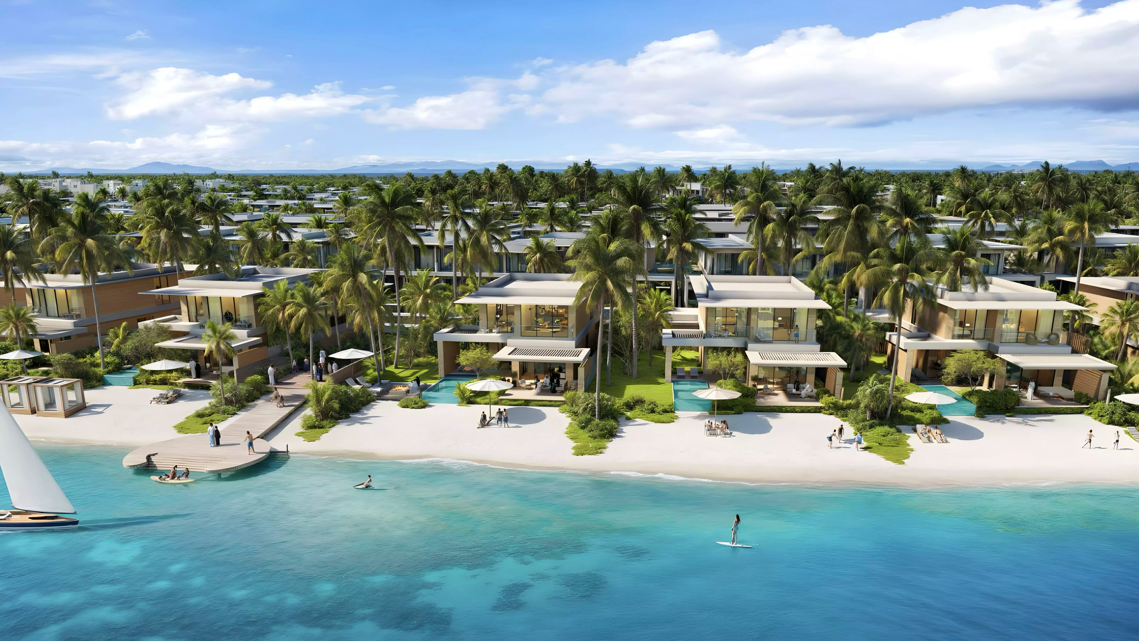 Impressie van Aryam Villas, villa's van Ajmal Makan in Sharjah Waterfront City, Sharjah