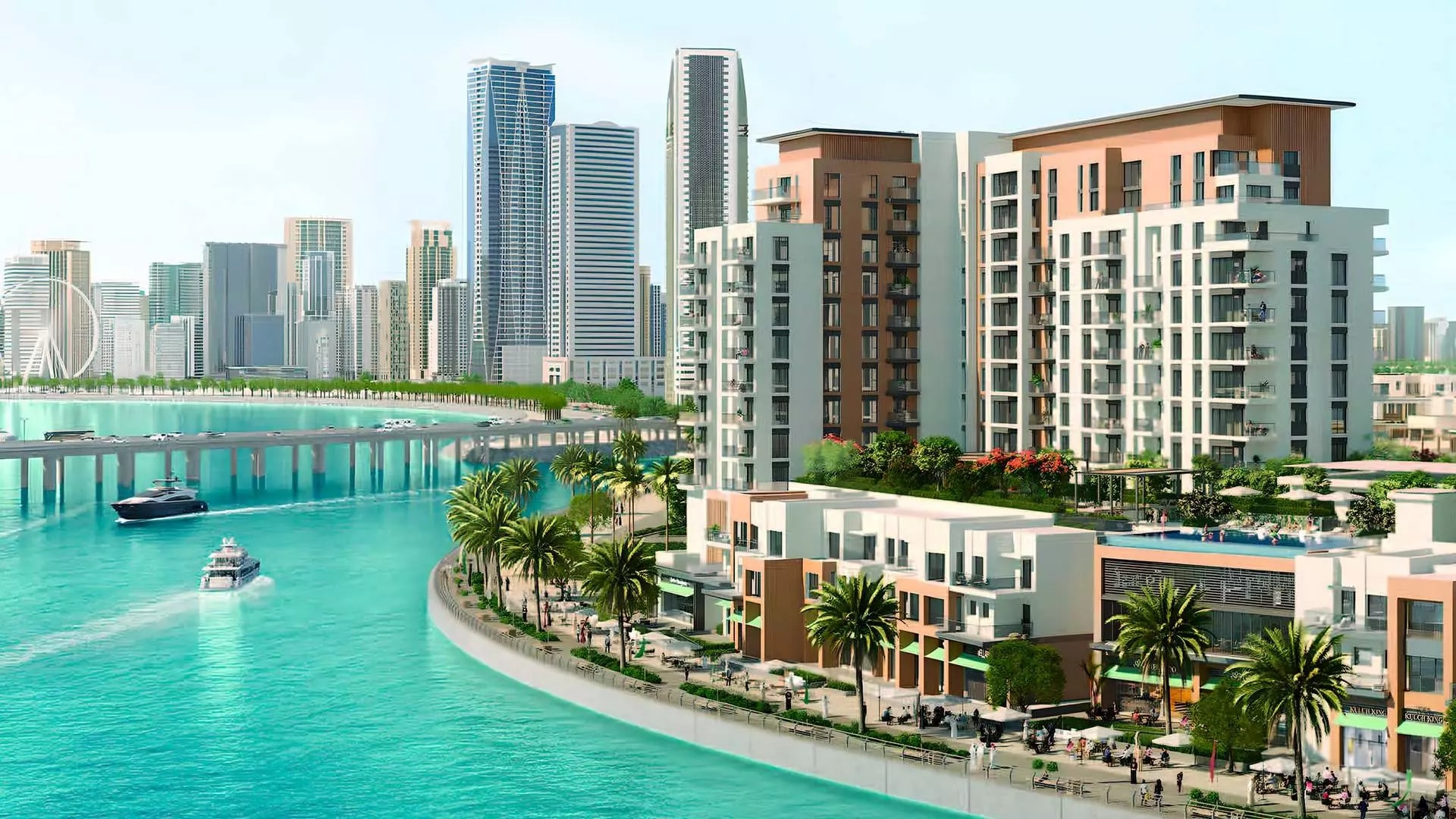 Impressie van Citrine Residence, woningen van Eagle Hills in Al Khan, Sharjah