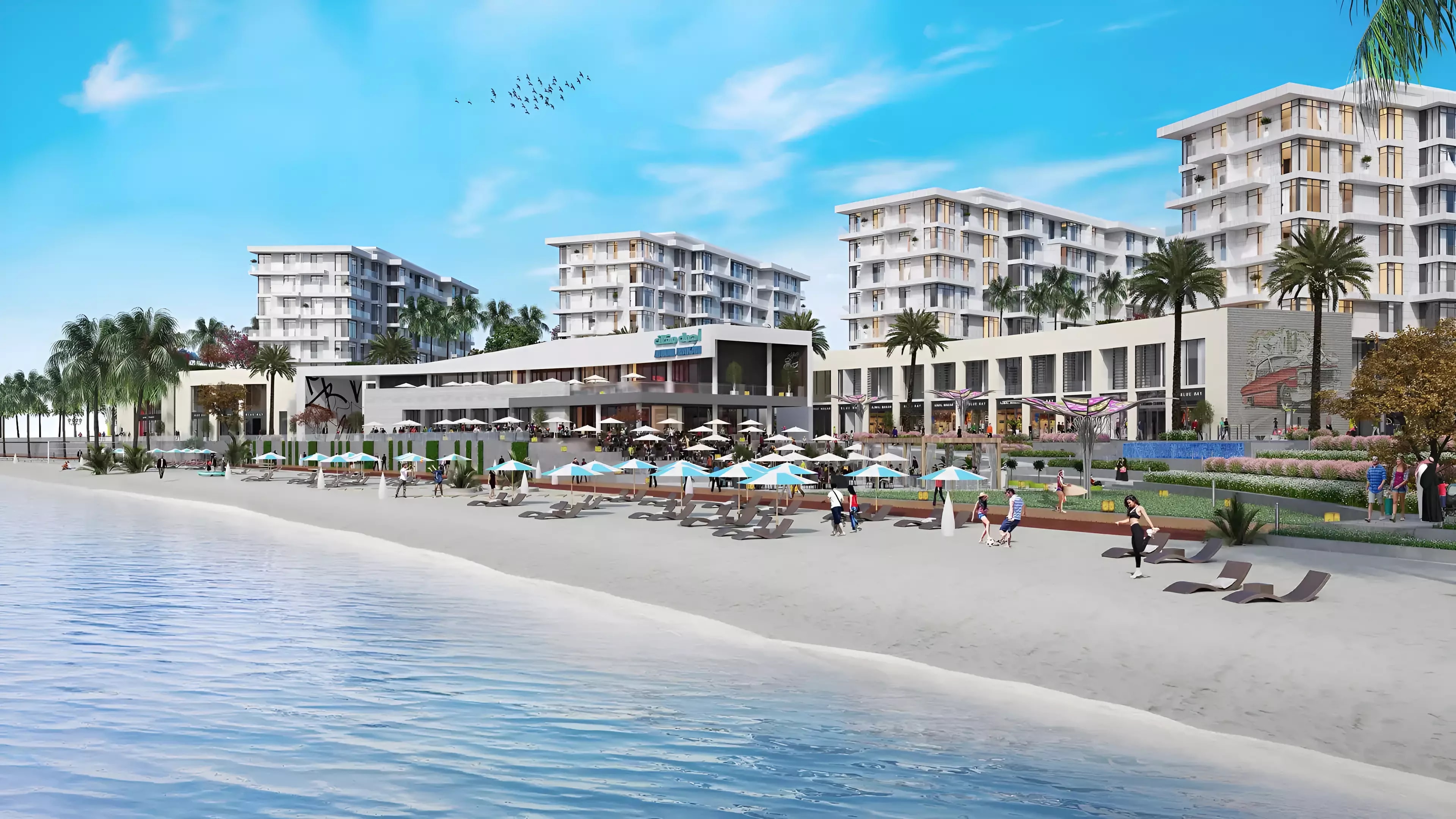 Impressie van Blue Waves At Bluebay Walk, appartementen van Ajmal Makan in Sharjah Waterfront City, Sharjah