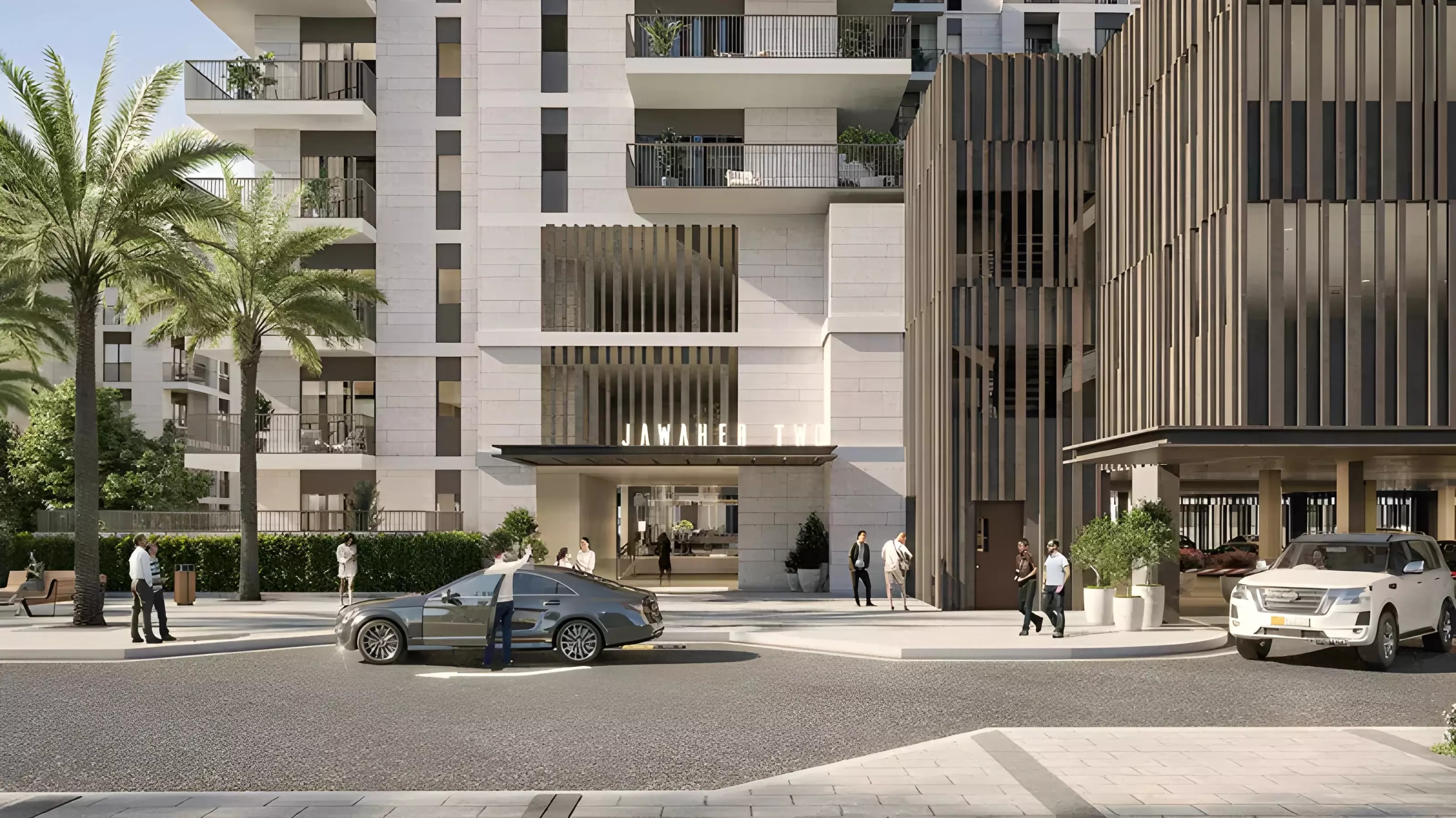 Impressie van Jawaher Residences Phase 2 By Eagle Hills, appartementen van Eagle Hills in Al Khan, Sharjah