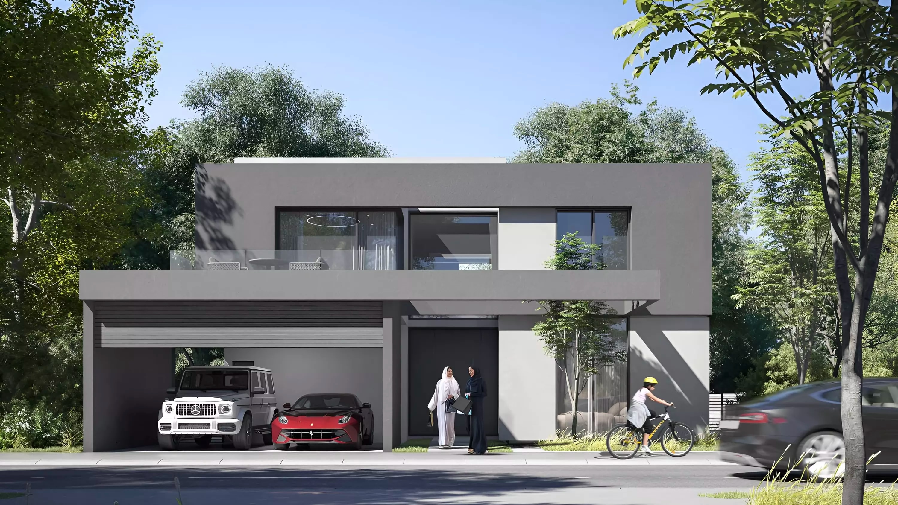 Impressie van Anber, woningen van ARADA in Aljada, Sharjah