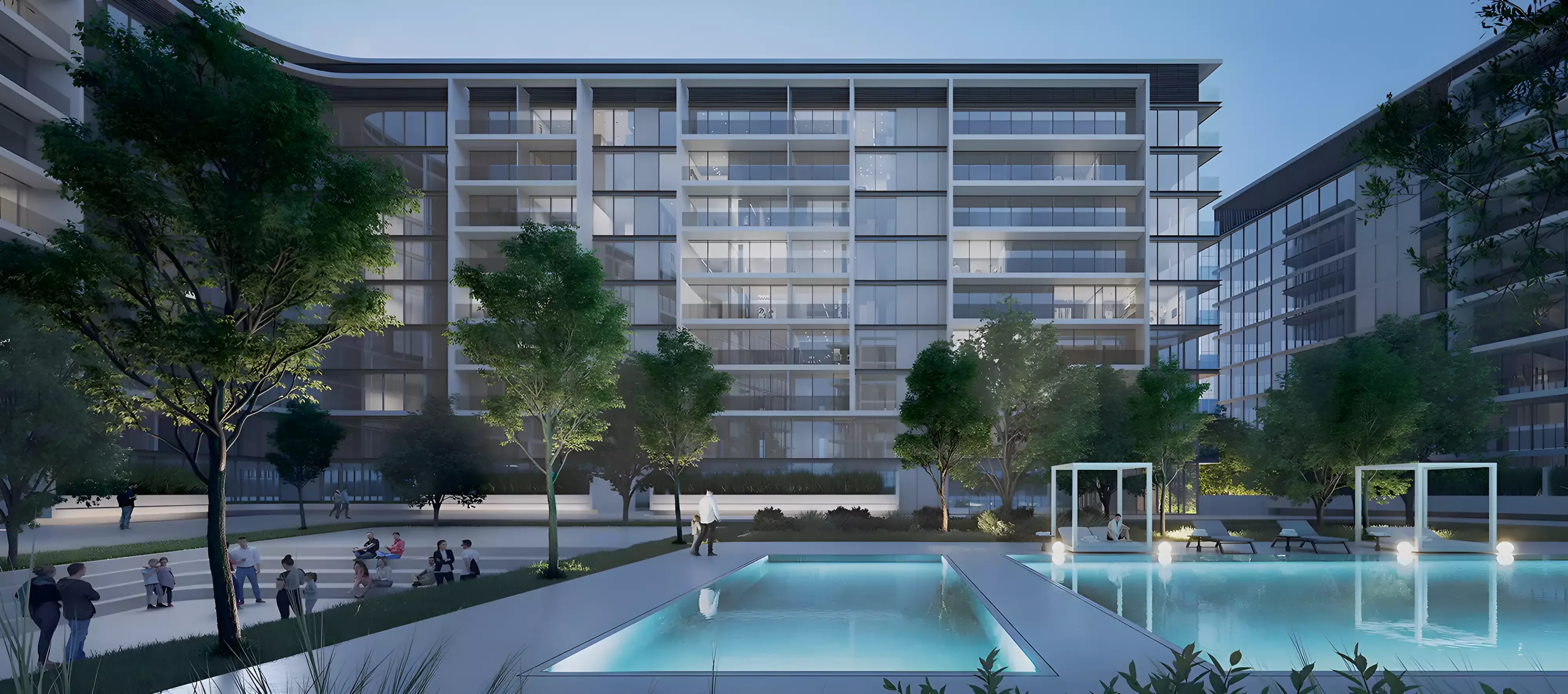 Impressie van The Gate Phase 3 by Arada, appartementen van ARADA in Aljada, Sharjah