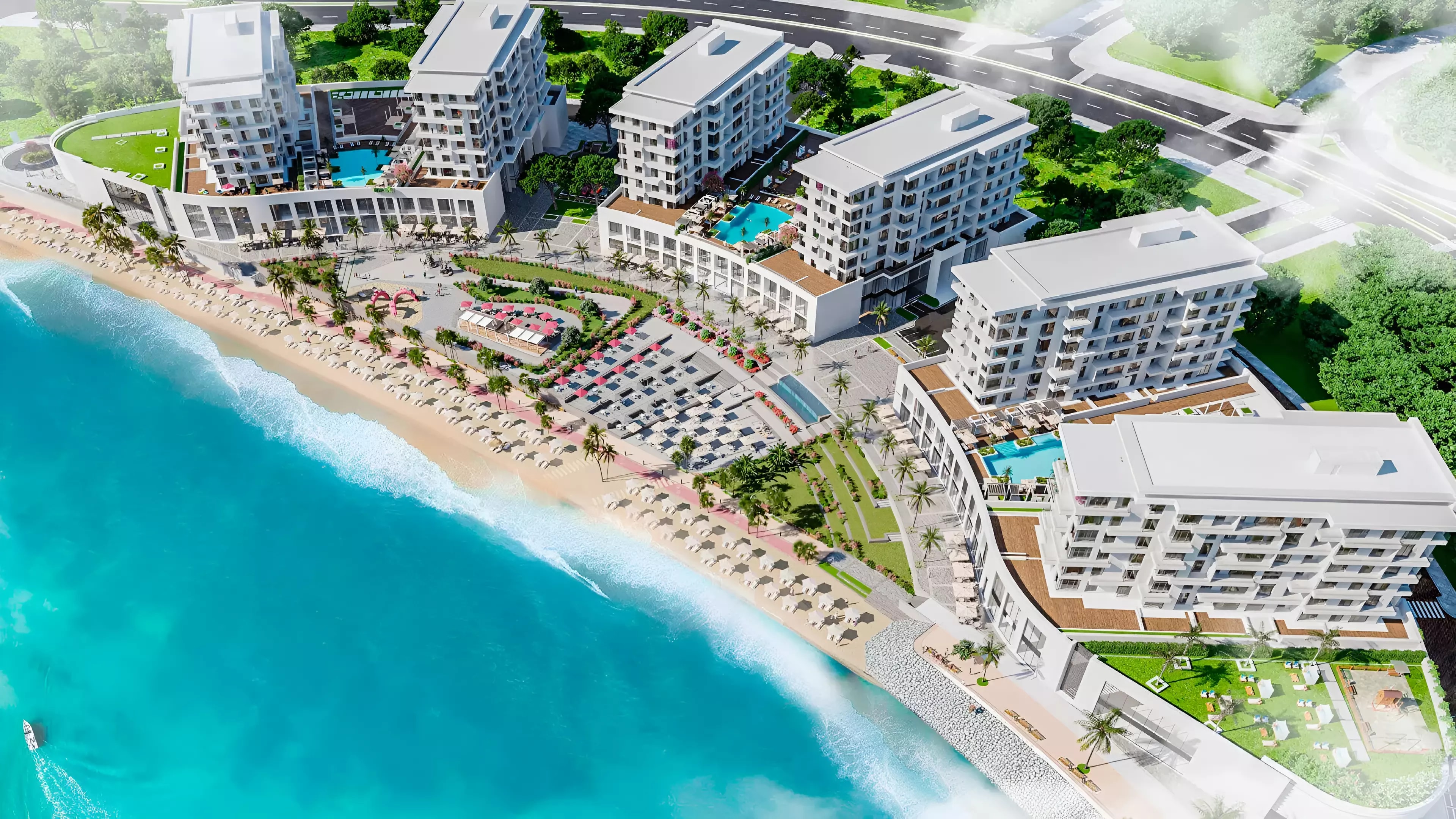 Impressie van Blue Pearls At Bluebay Walk, appartementen van Ajmal Makan in Sharjah Waterfront City, Sharjah
