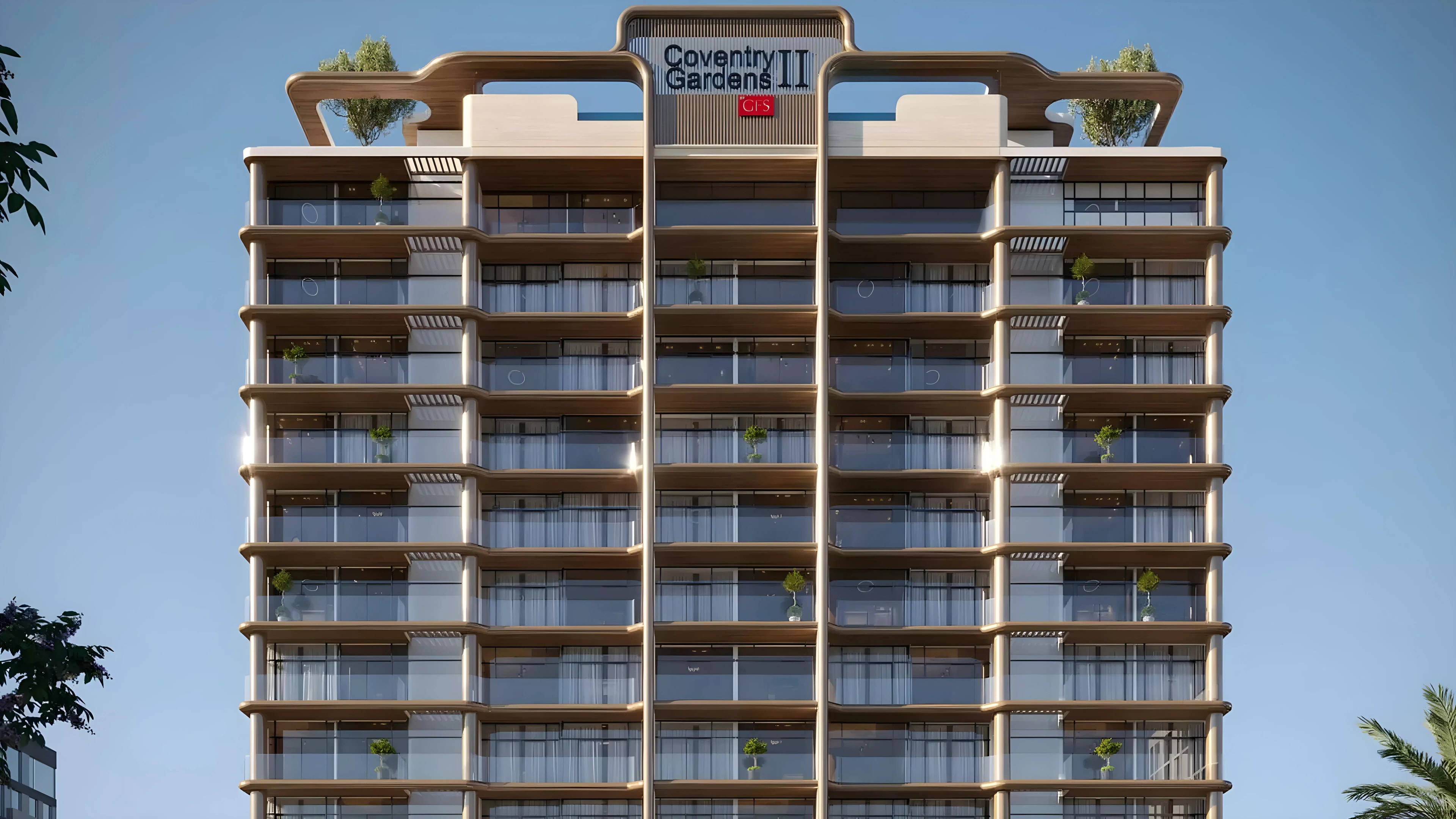 Impressie van Coventry Gardens Phase 2 by GFS, appartementen van GFS Developers in Dubai Land Residence Complex, Dubai
