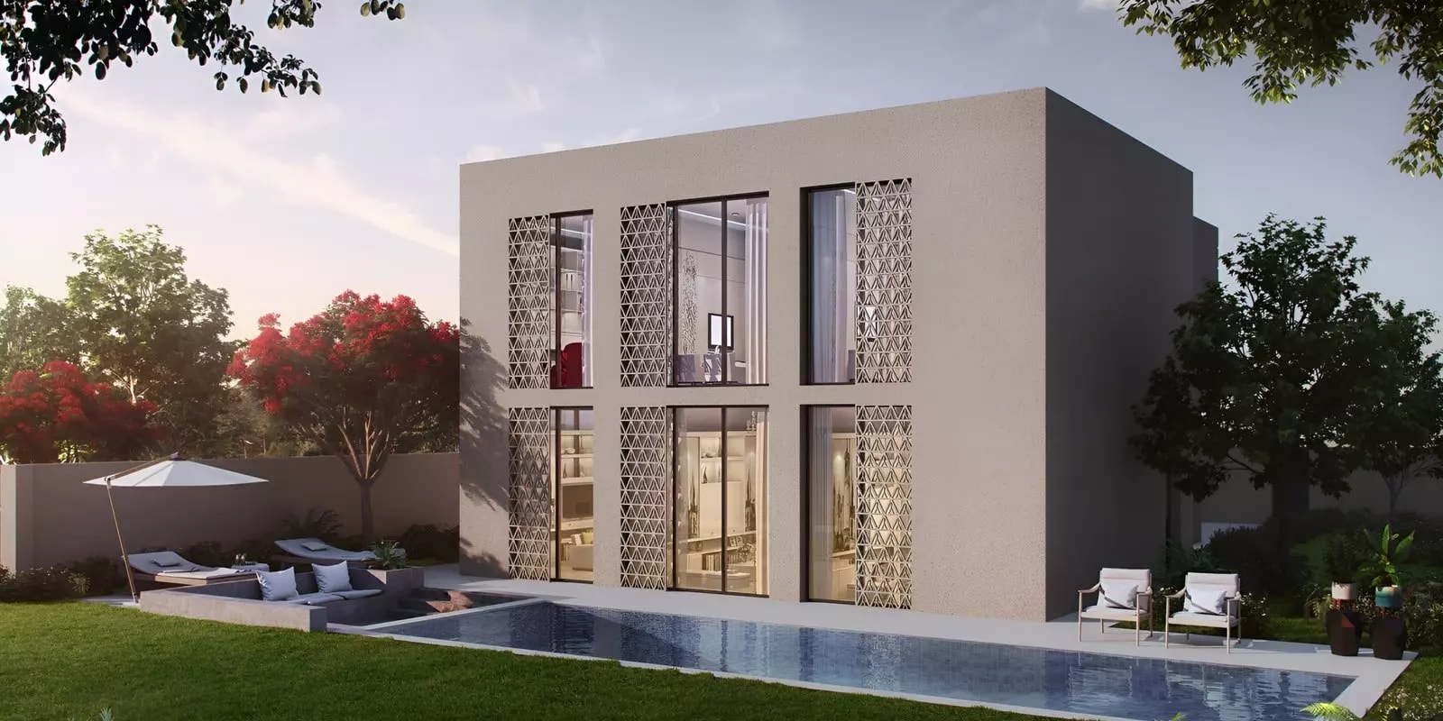 Impressie van Arim Villas And Townhouses, woningen van Alef Group in Sharjah, Sharjah