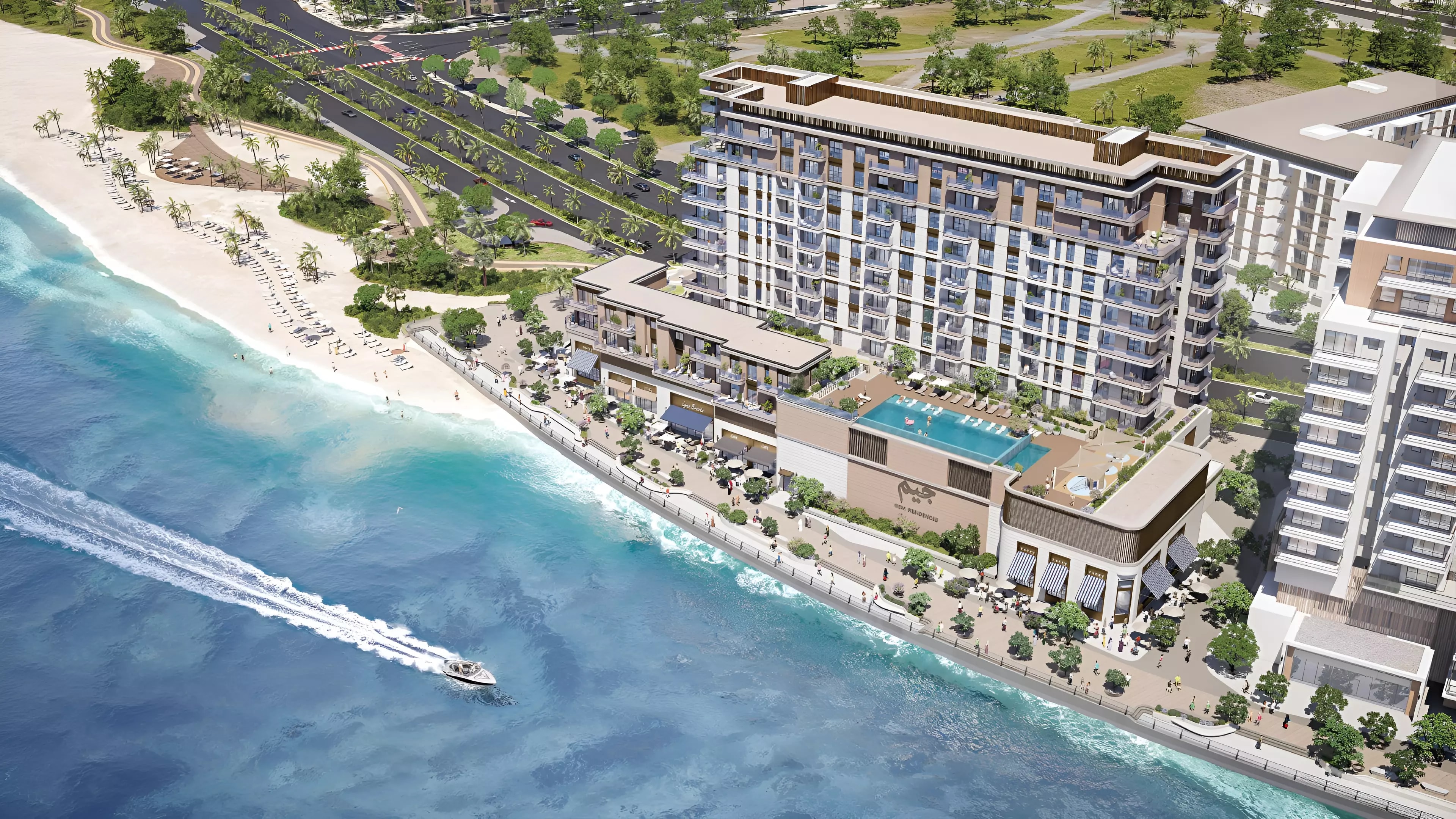 Impressie van GEM Residences, woningen van Eagle Hills in Al Khan, Sharjah