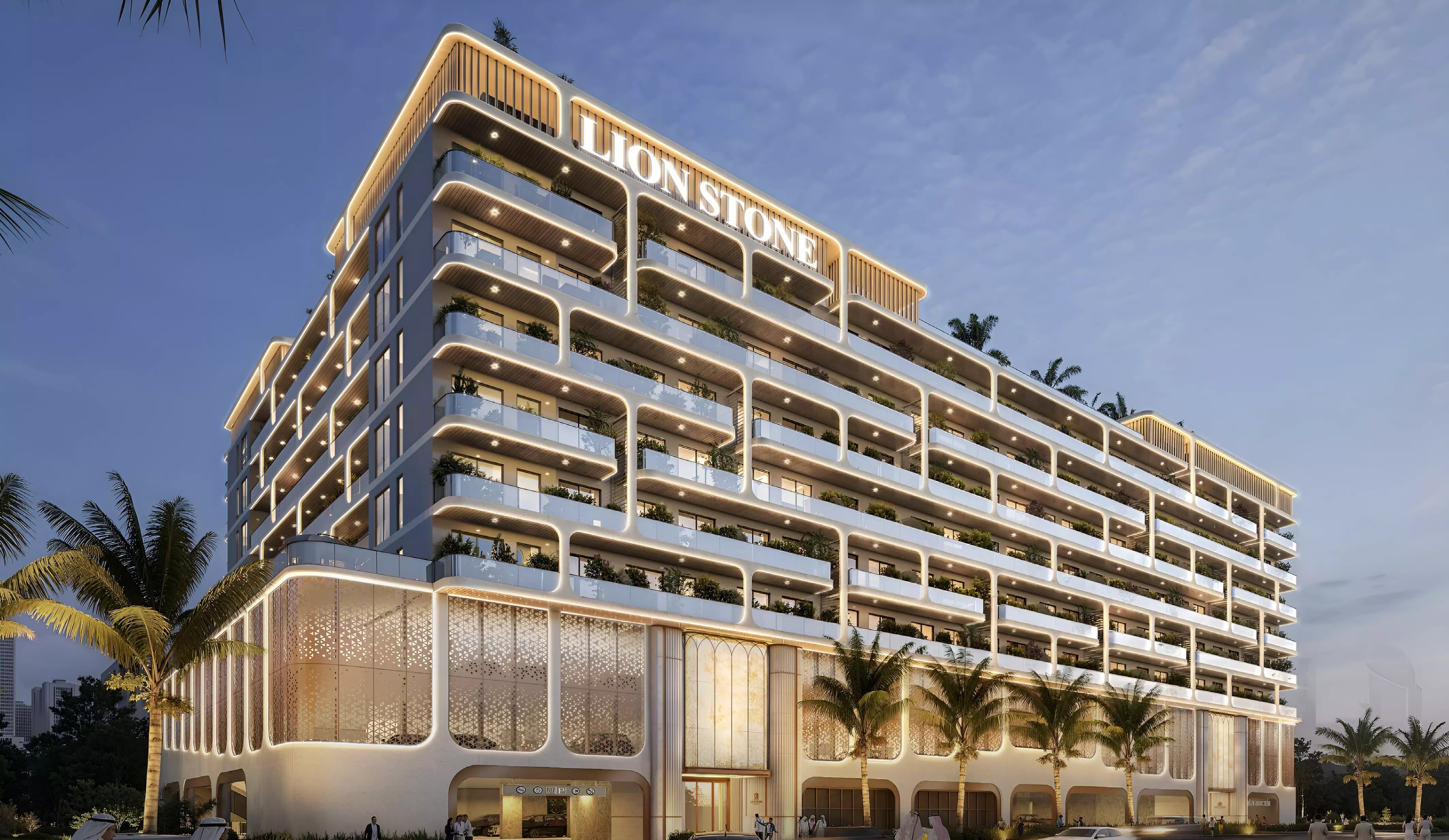 Impressie van Listone Residence, appartementen van Lion Stone Properties in International City, Dubai