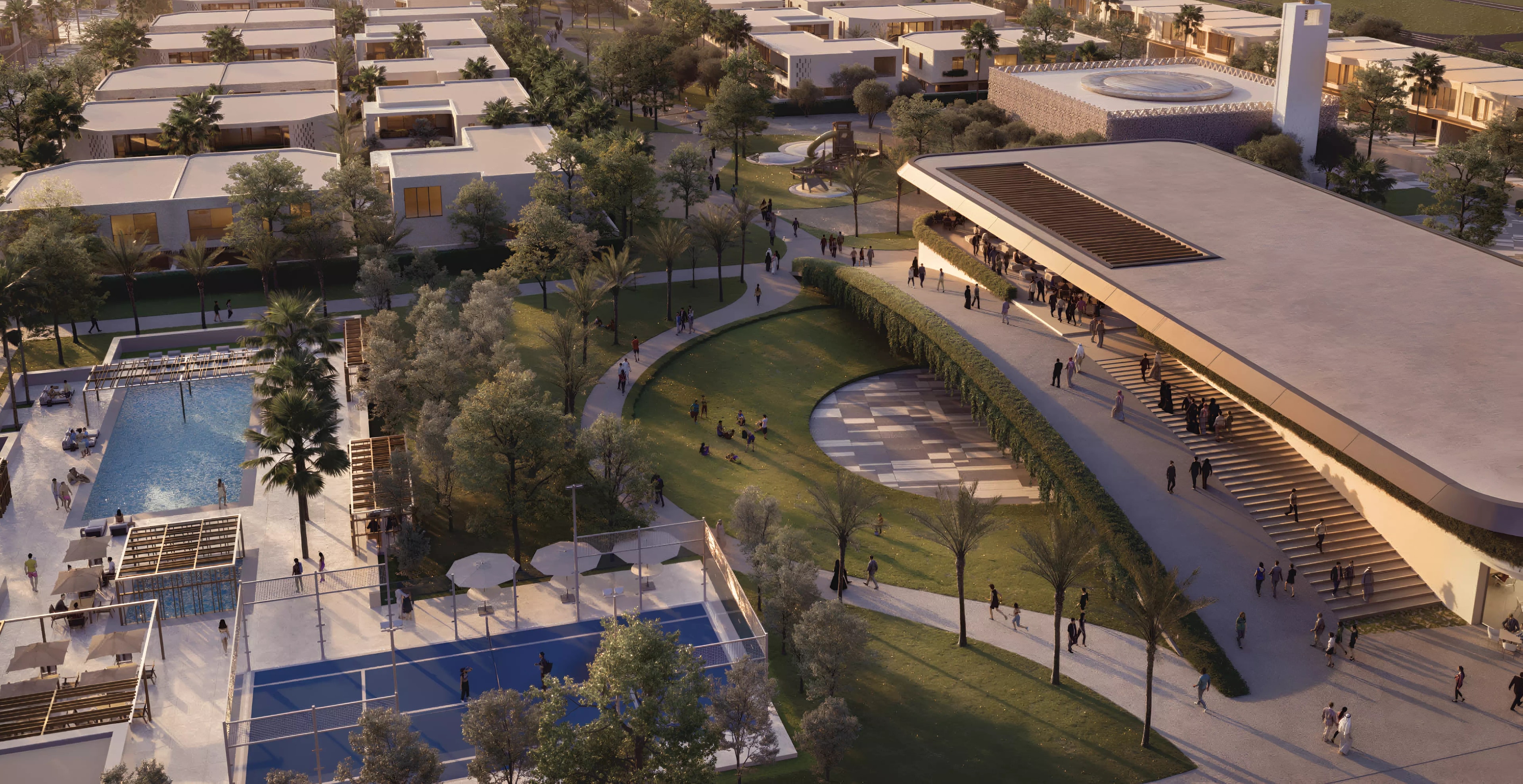 Impressie van Altay Hills, woningen van IFA Hotels and Resorts in Al Suyoh, Sharjah
