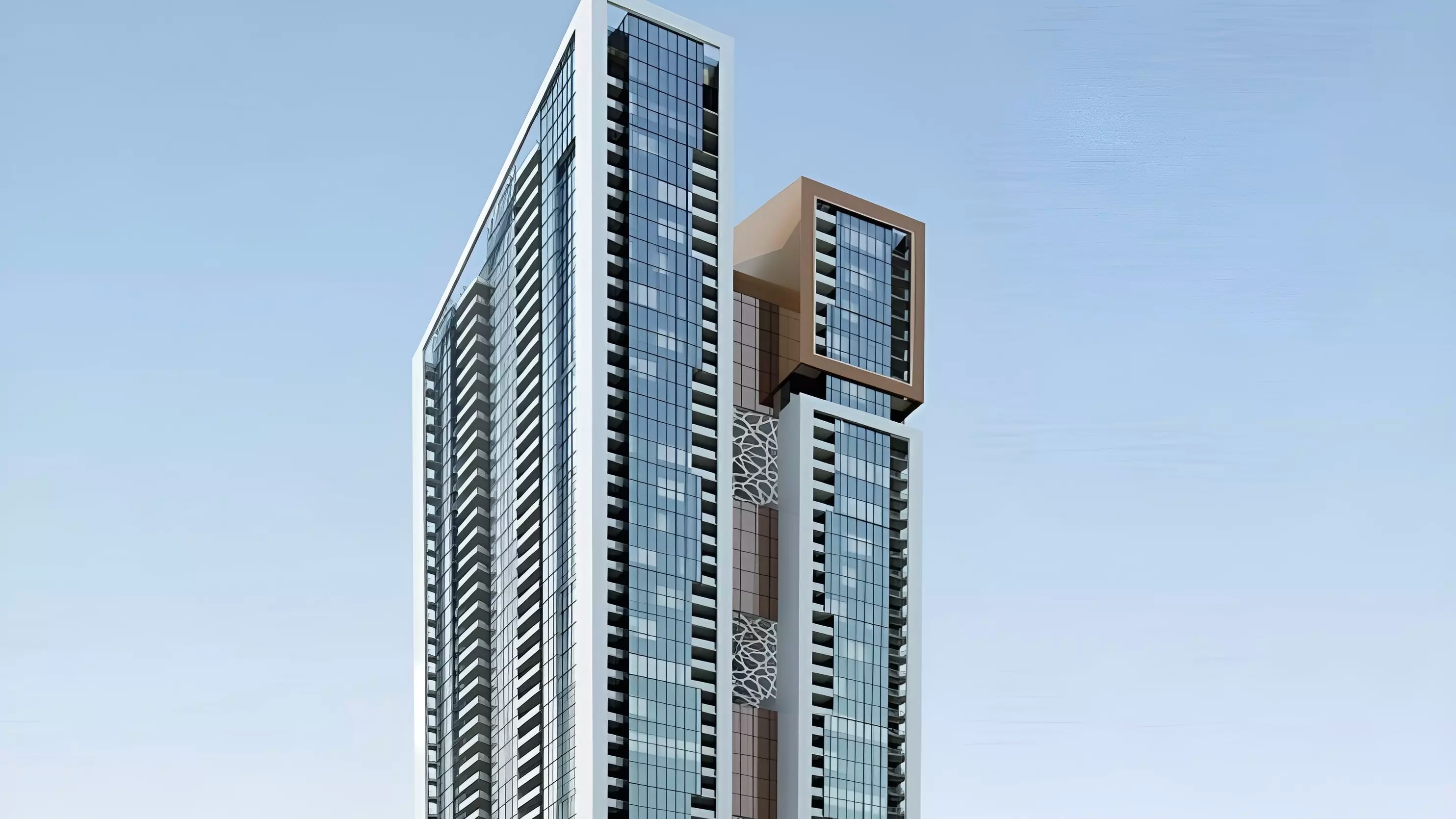 Impressie van Faradis Tower, appartementen van Tiger Group in Al Mamzar - Sharjah, Sharjah