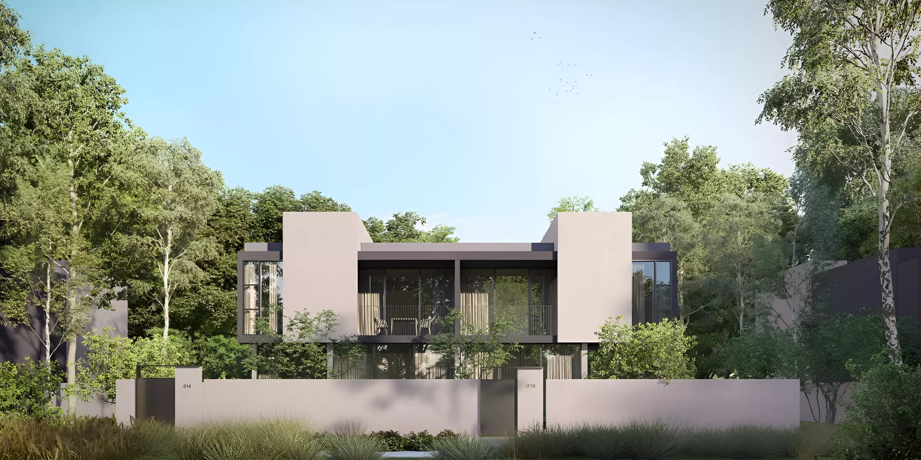 Impressie van Sendian, woningen van ARADA in Tilal City, Sharjah