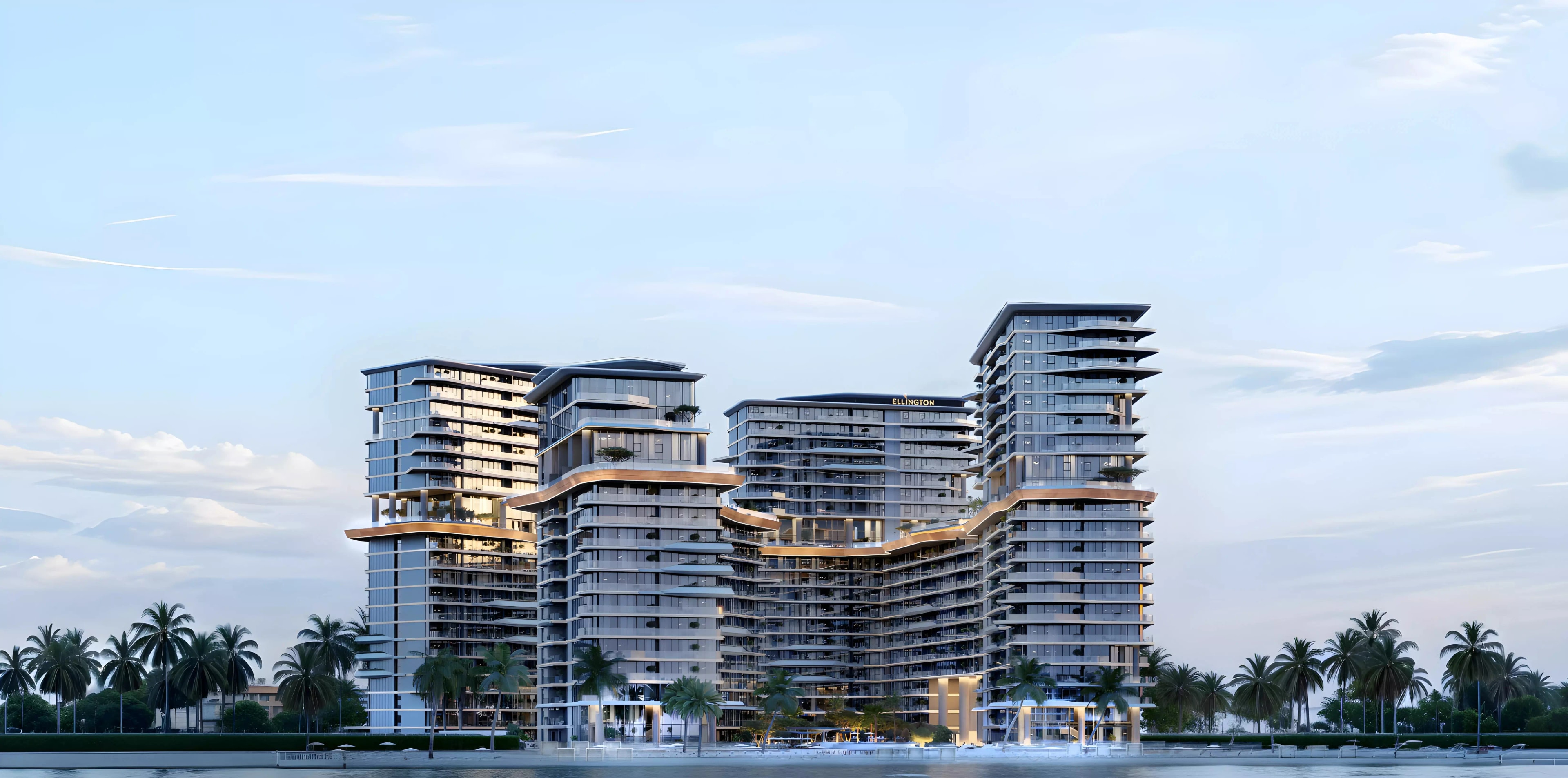 Impressie van Costa Mare, woningen van Ellington in Al Marjan Island, Ras Al Khaimah