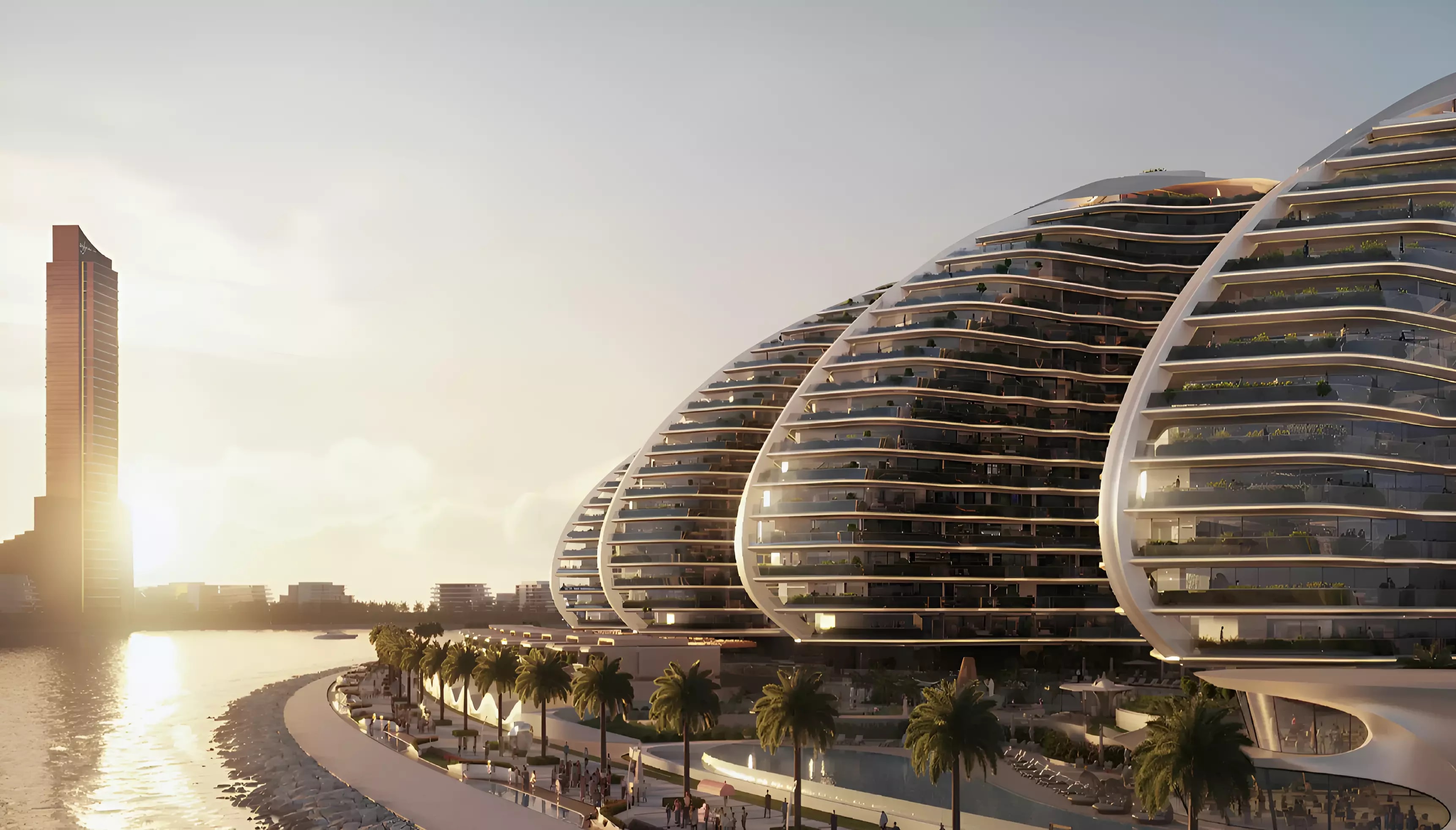 Impressie van Oystra, appartementen van Richmind in Al Marjan Island, Ras Al Khaimah