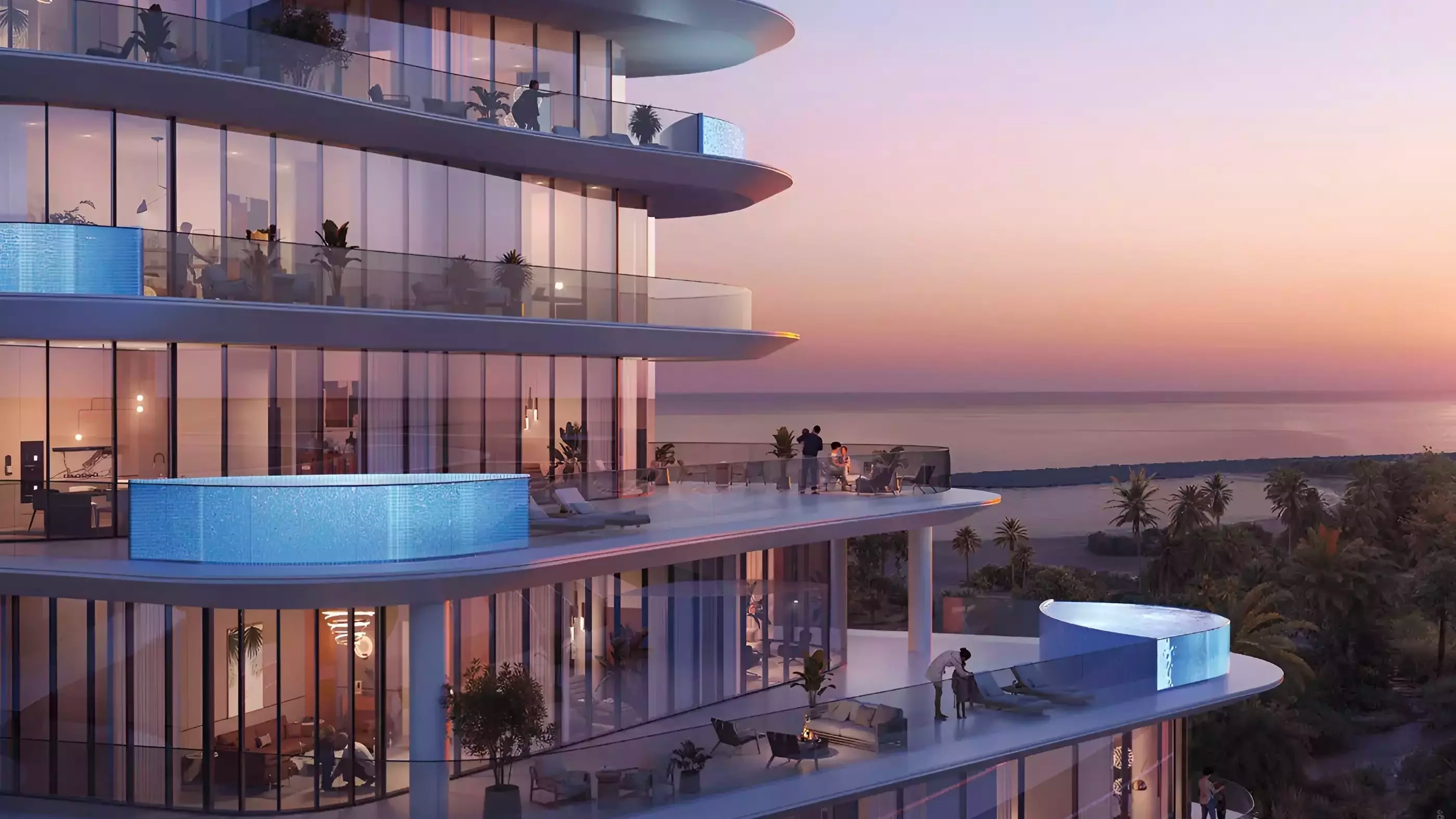Impressie van Dolce Residences, woningen van BNW Developments in Al Marjan Island, Ras Al Khaimah