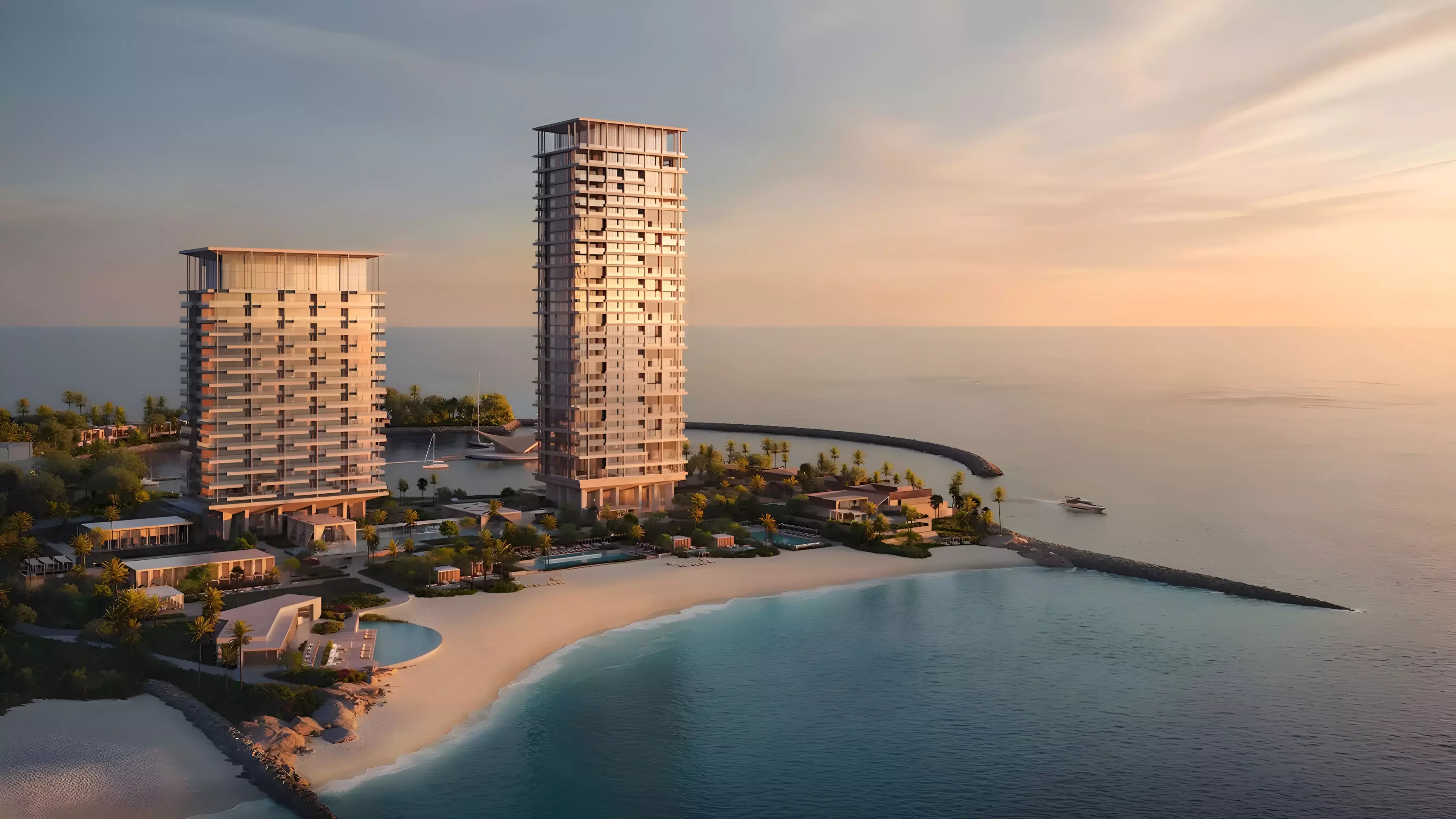 Impressie van Janu Residences, appartementen van Amana Development in Al Marjan Island, Ras Al Khaimah