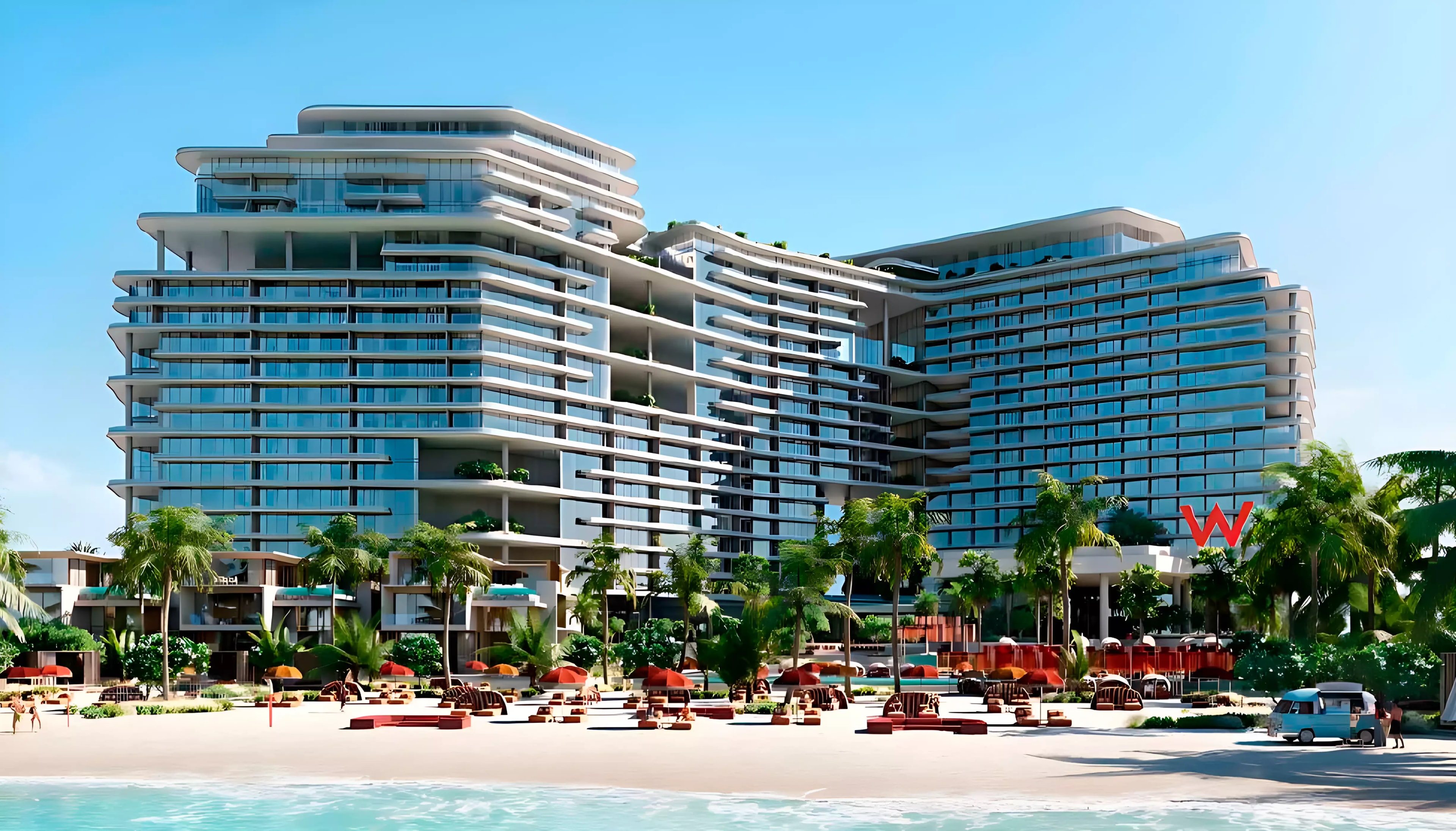 Impressie van W Hotel & Residences, woningen van Dalands in Al Marjan Island, Ras Al Khaimah