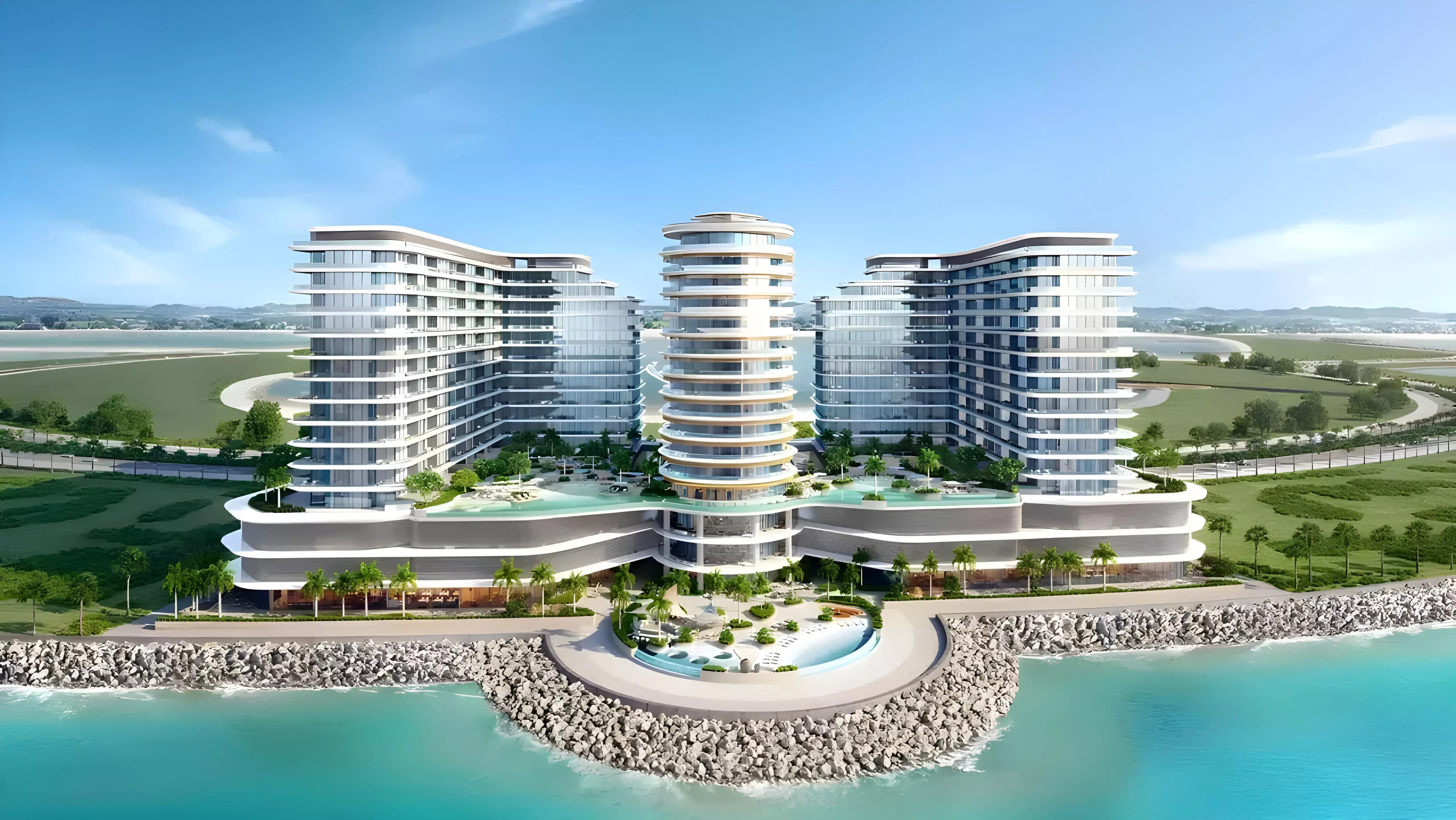 Impressie van Trio Isle Queen B, appartementen van Durar Group in Al Marjan Island, Ras Al Khaimah