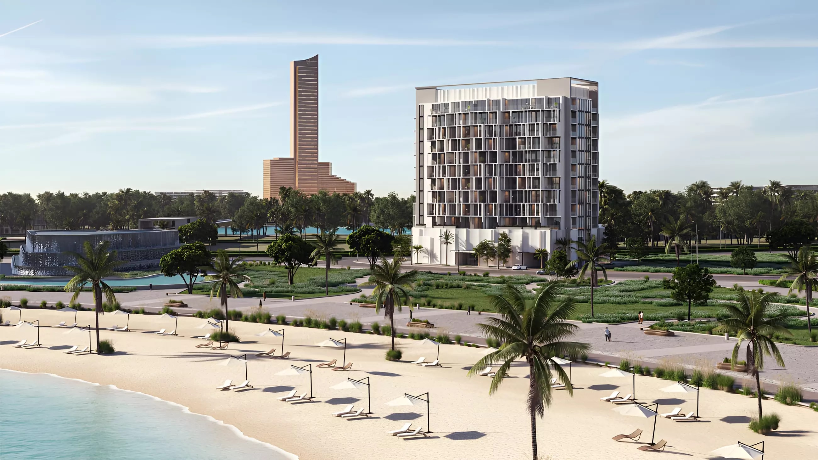 Impressie van Island Heights, appartementen van Range Developments in Al Marjan Island, Ras Al Khaimah