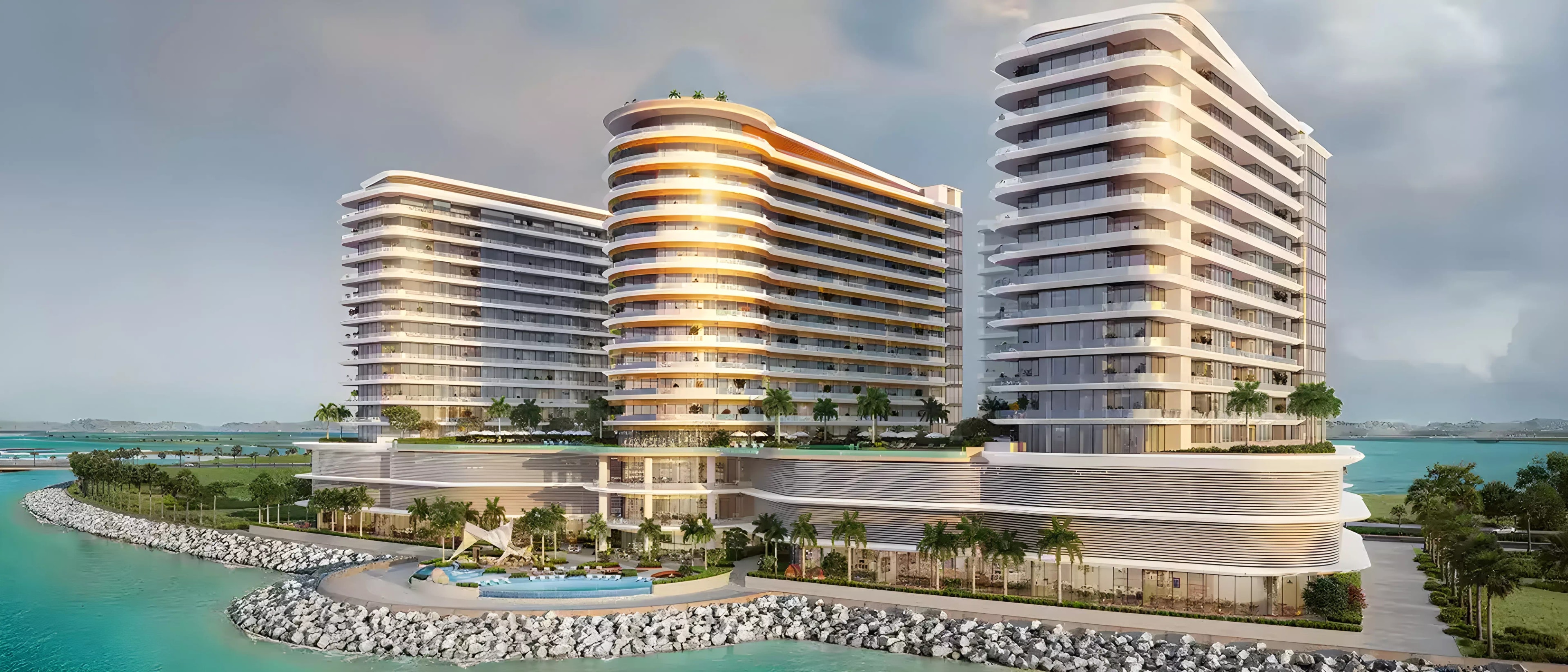 Impressie van Trio Isle C, appartementen van Durar Group in Al Marjan Island, Ras Al Khaimah