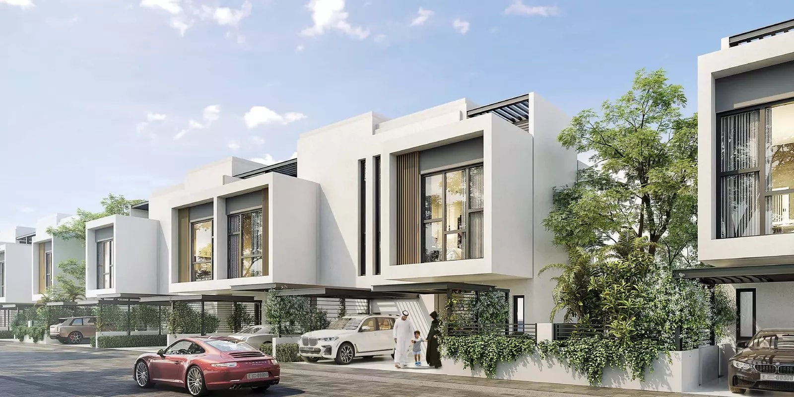 Impressie van Danah Bay, woningen van Dubai Investment Properties in Al Marjan Island, Ras Al Khaimah