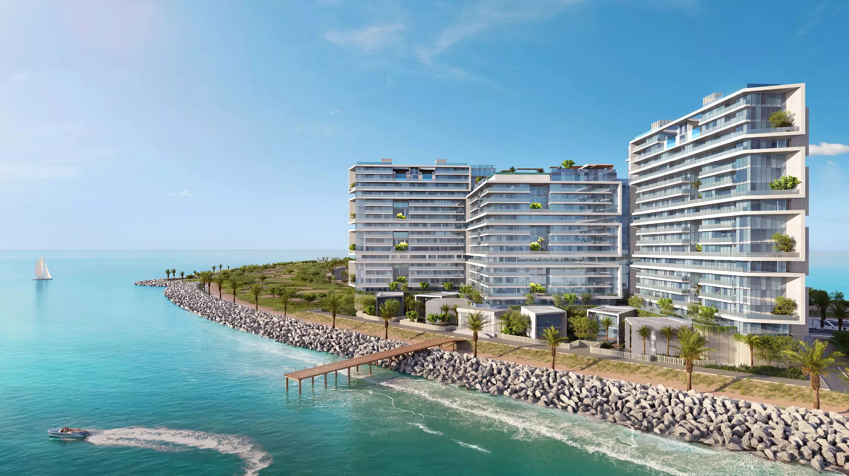 Impressie van Moonstone Residences Interiors by Missoni, woningen van Durar Group in Al Marjan Island, Ras Al Khaimah