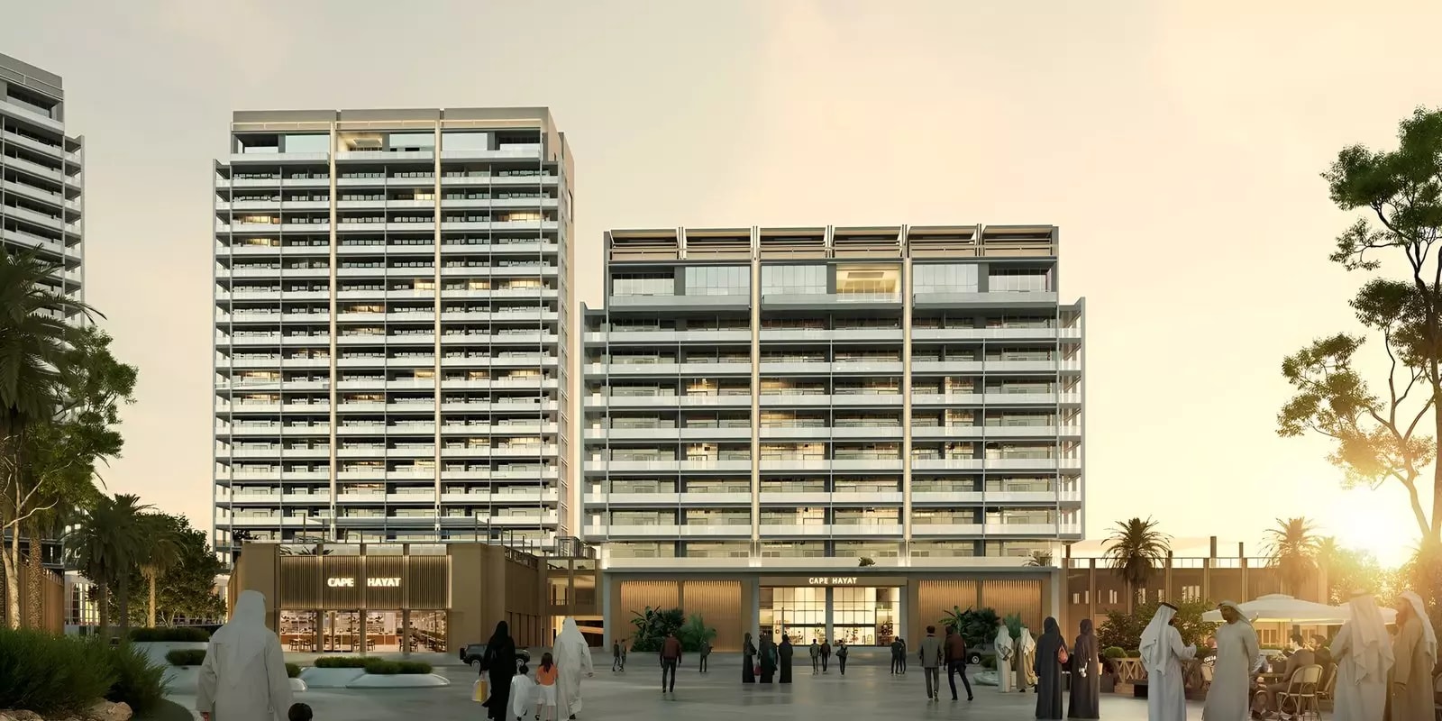 Impressie van Cape Hayat Phase 2 By Rak, appartementen van RAK Properties in Mina Al Arab, Ras Al Khaimah
