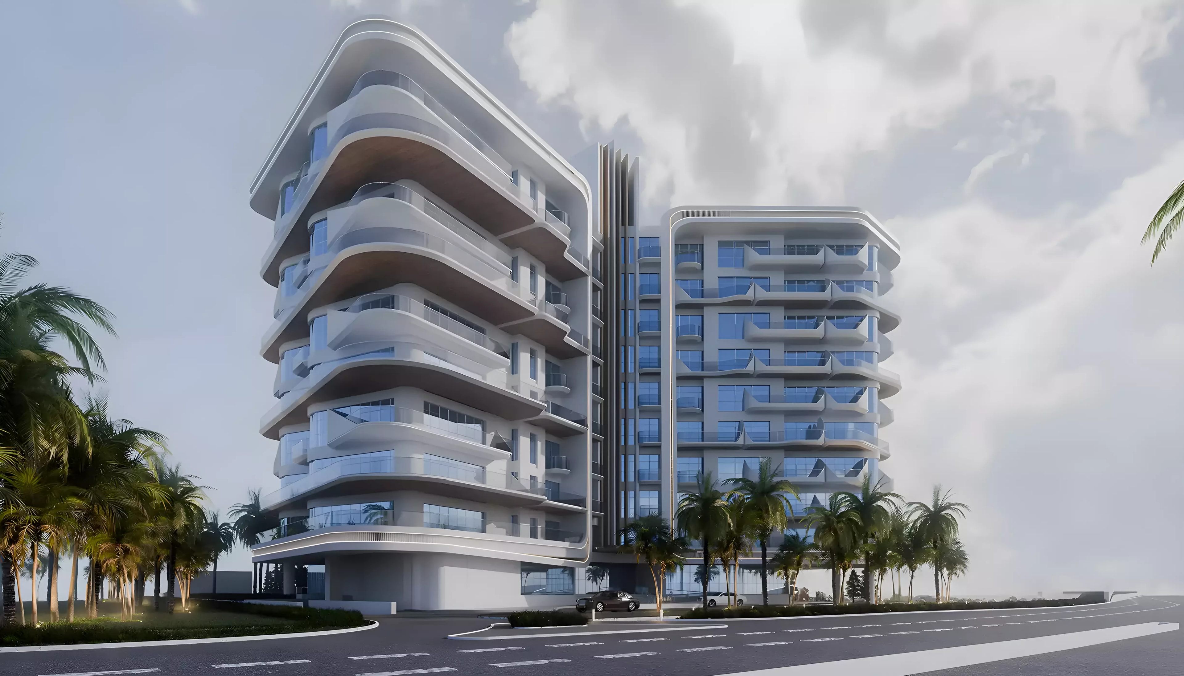 Impressie van Fortune Bay Residences, appartementen van Topero Properties in Al Marjan Island, Ras Al Khaimah