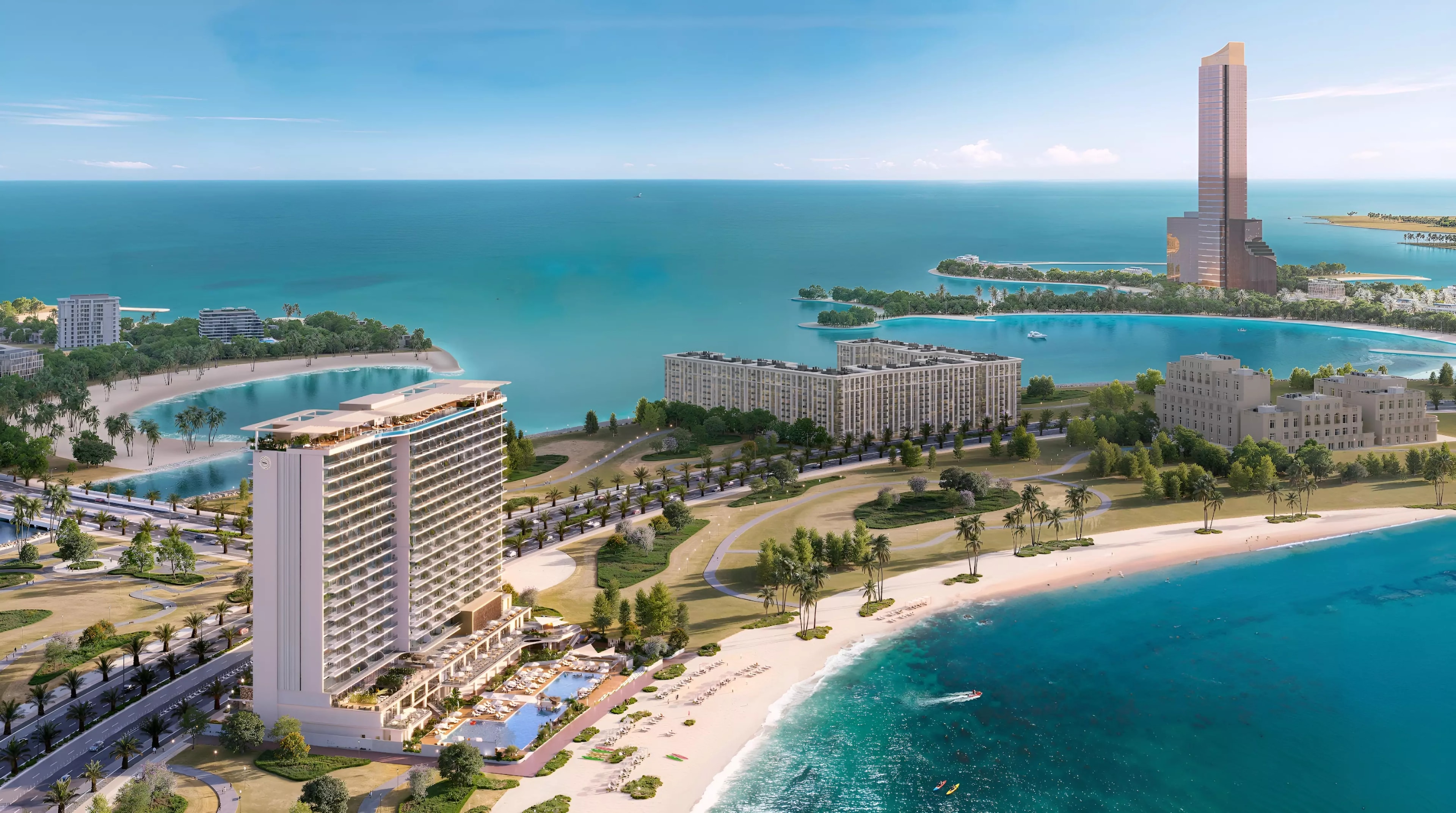 Impressie van The Residences at Sheraton Al Marjan Island Resort, appartementen van Atara Real Estate Development in Al Marjan Island, Ras Al Khaimah