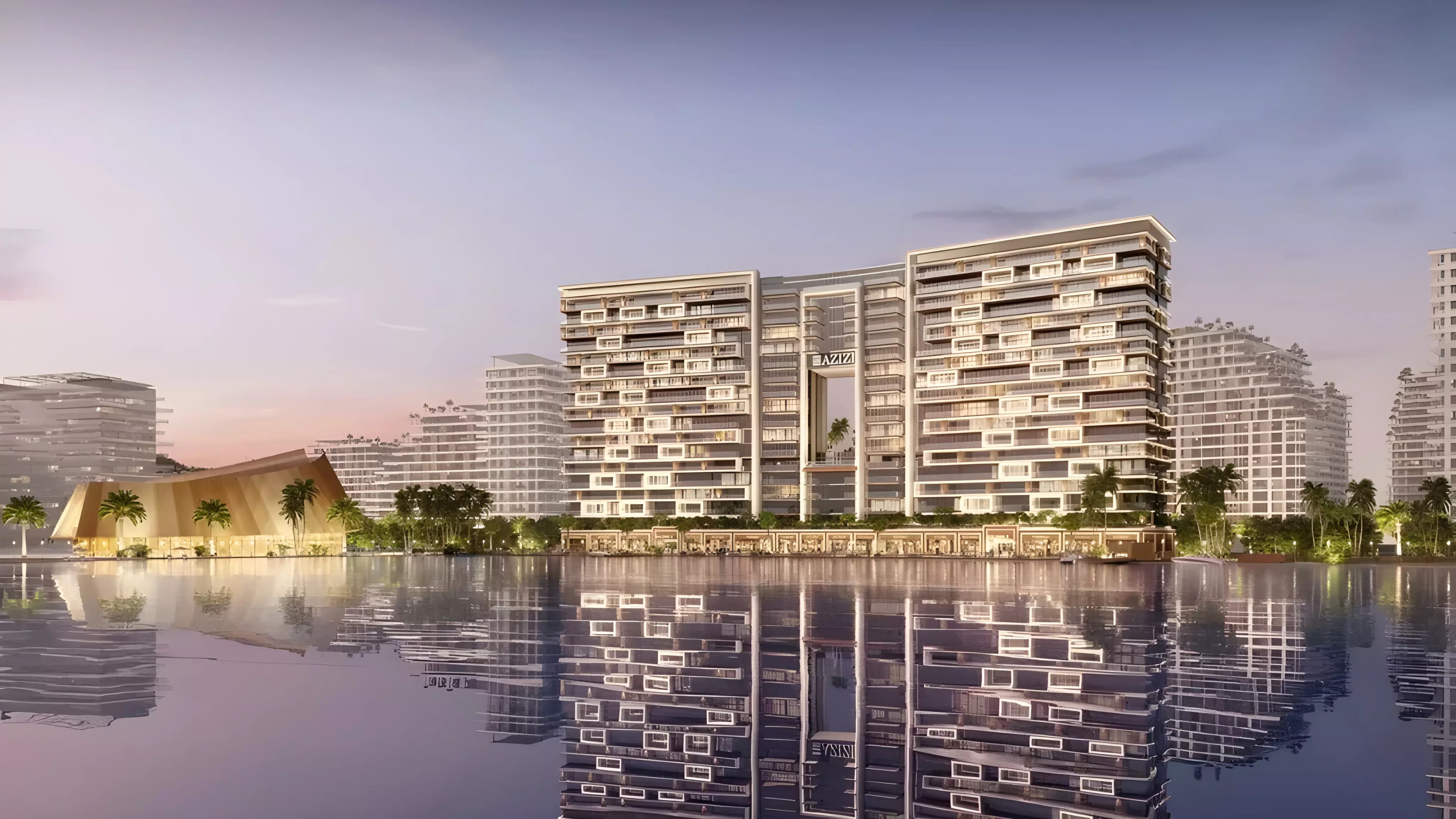 Impressie van Azizi Venice 13, appartementen van Azizi Developments in Dubai South (Dubai World Central), Dubai