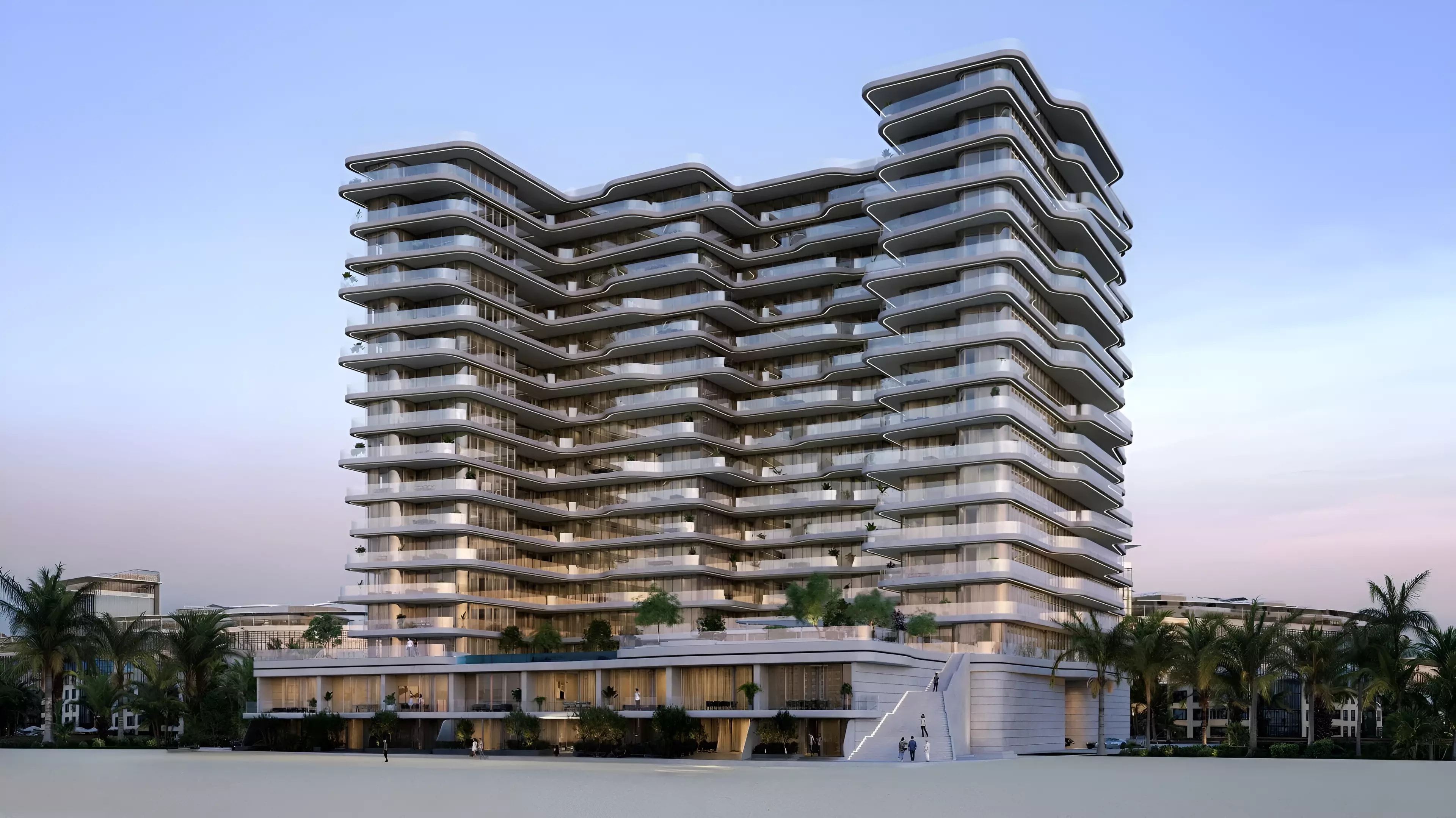 Impressie van The Astera, woningen van Darglobal in Al Marjan Island, Ras Al Khaimah