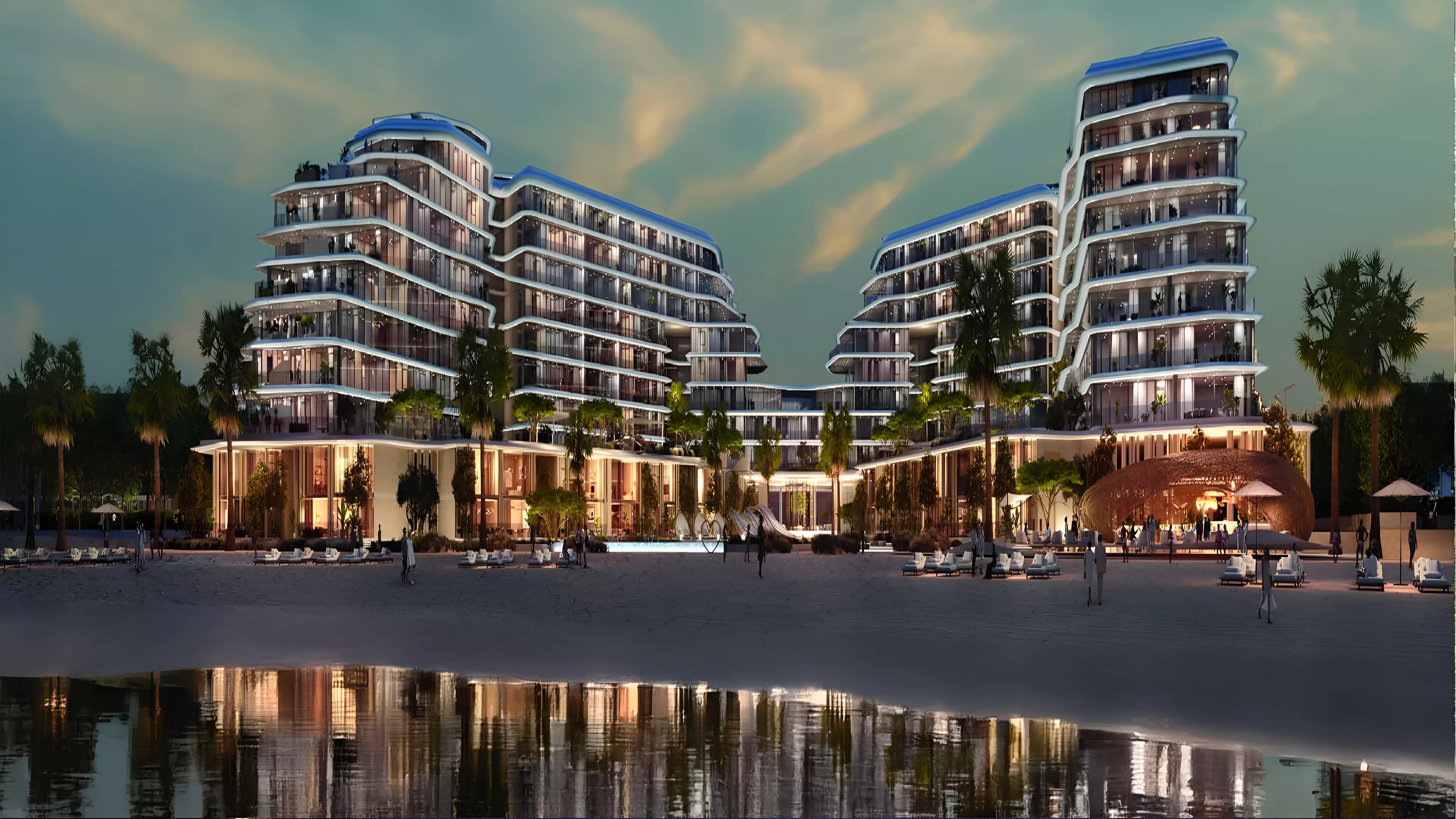 Impressie van Porto Playa, woningen van Ellington in Mina Al Arab, Ras Al Khaimah