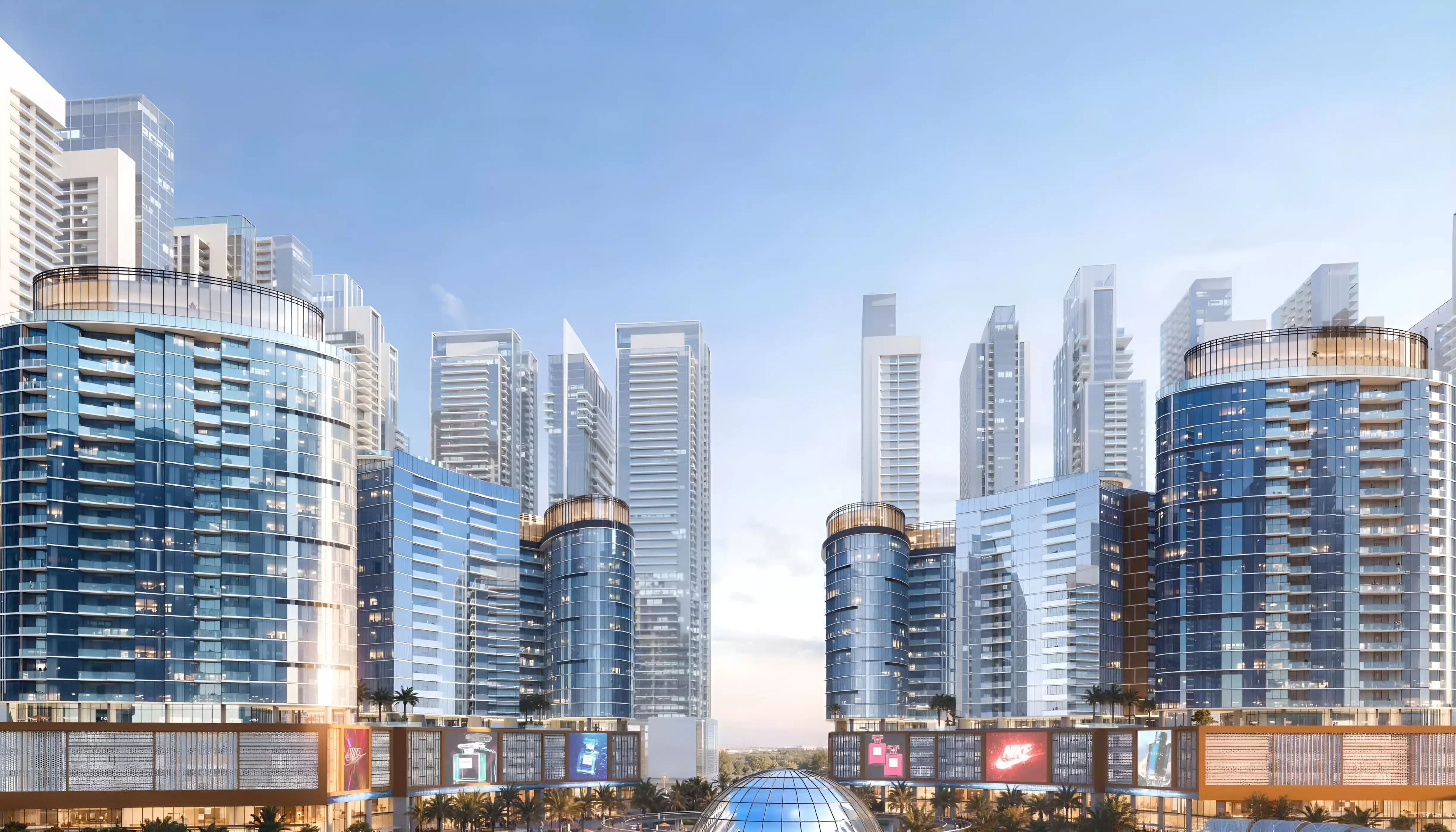 Impressie van Orchid Tower Phase 2, woningen van Tiger Group in Al Alia, Ajman